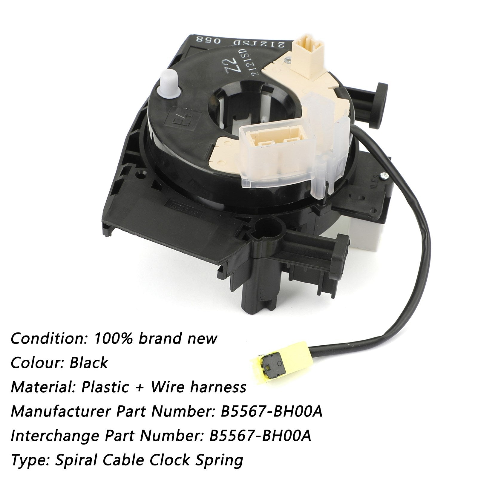 Airbag Squib Clock Spring Cable för Nissan Navara Pathfinder Qashqa D40 R51 J10