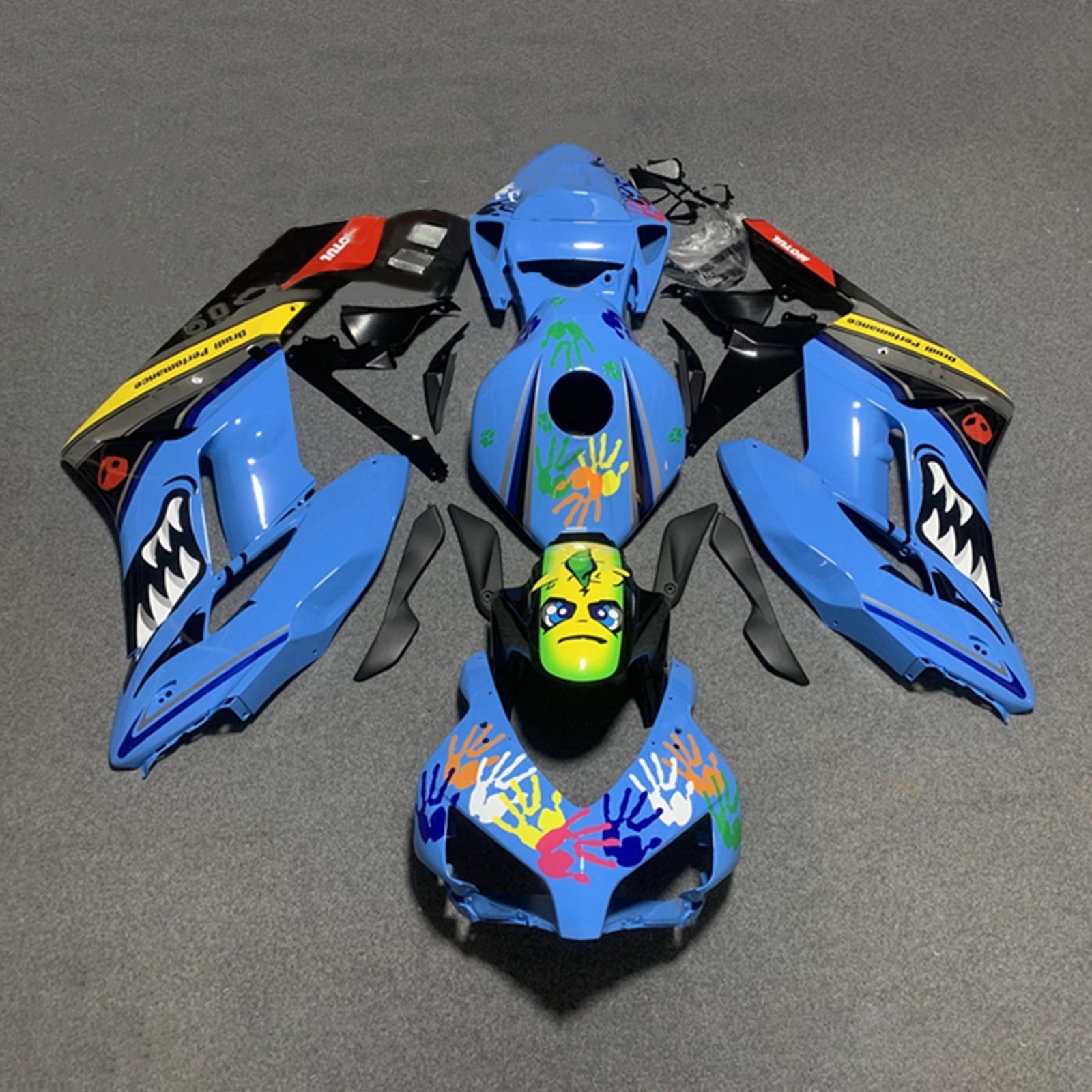 2004-2005 Honda CBR1000RR Kit de carenado Carrocería Plástico ABS