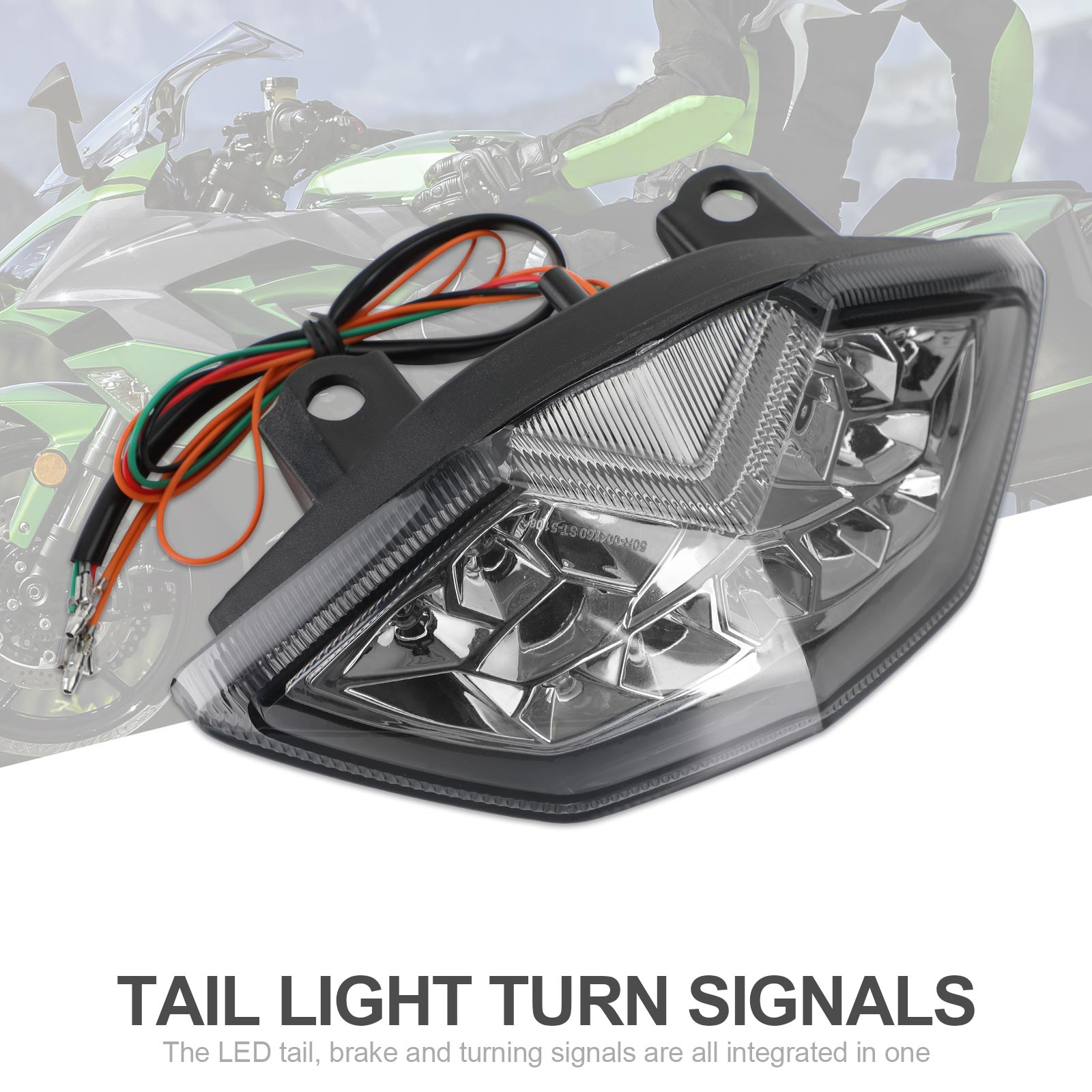 Piloto Trasero Integrado Para KAWASAKI NINJA 1000 KLE 650 VERSYS 2020 Z1000/SX Generic