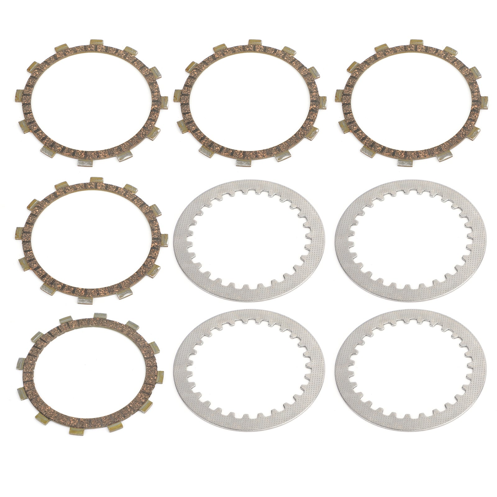 Kopplingssats stål & Friktionsplattor för Yamaha XV XVS 125 250 Virago 1997-2017 Generisk