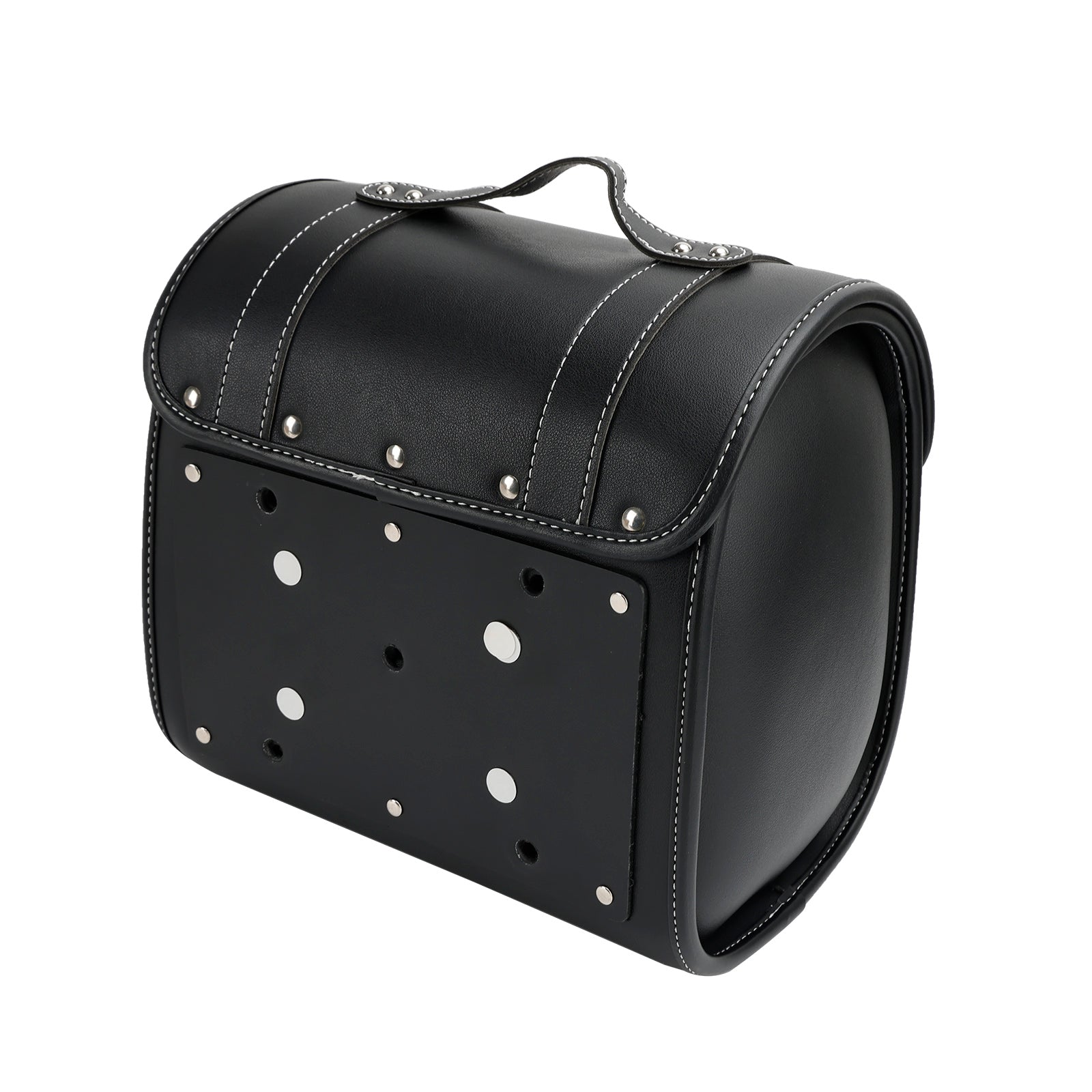 Zadeltas Zijopbergtas Gereedschapstas Universeel Snelsluiting Pu Voor Motor Bruin