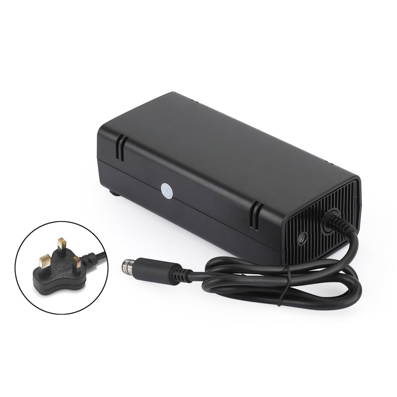Power Supply AC Adapter 115W Power Cord Cable Fit for Xbox 360 E UK Plug