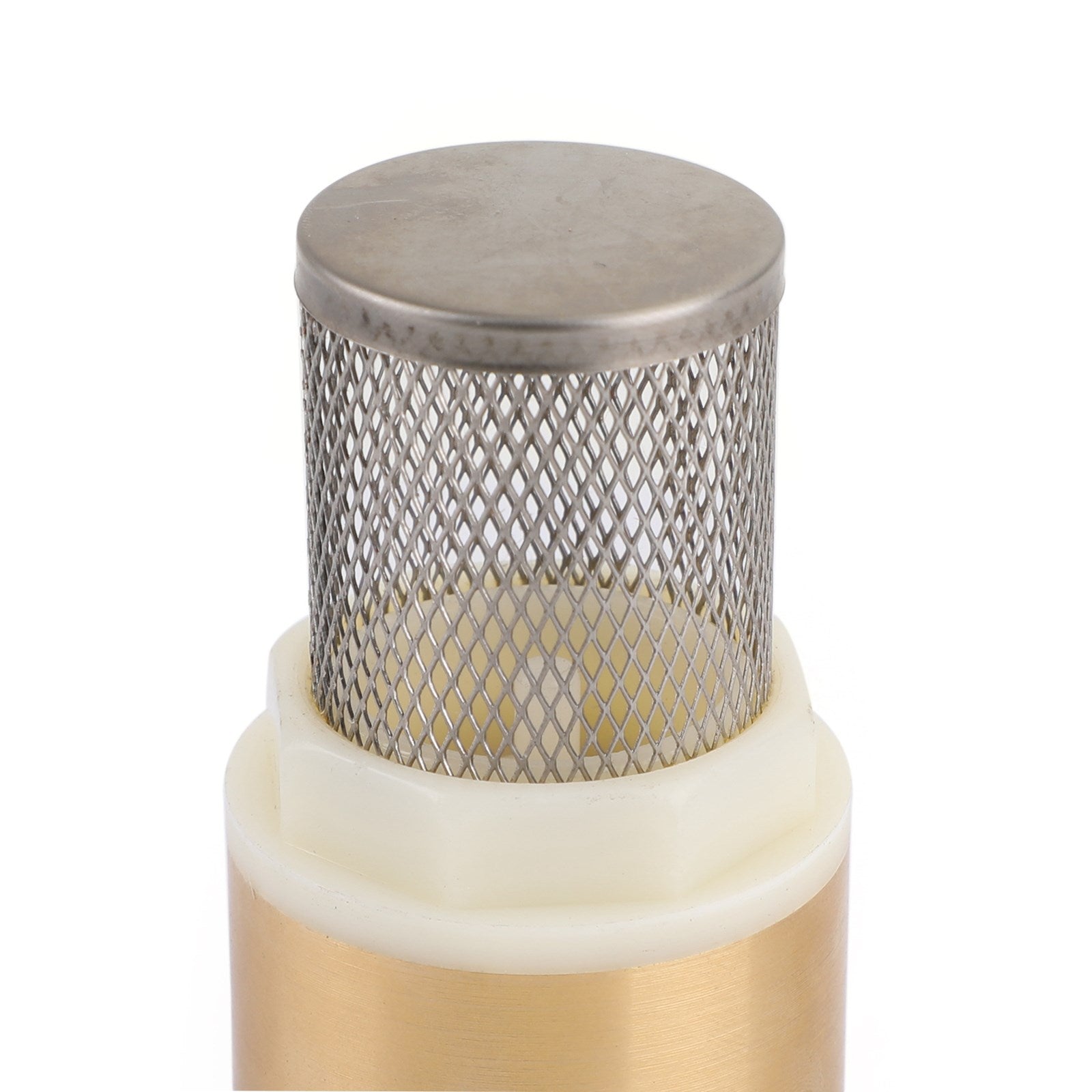 3/4" NPT Inline Check Foot Valve Brass Spring Loaded With Filter 200 PSI