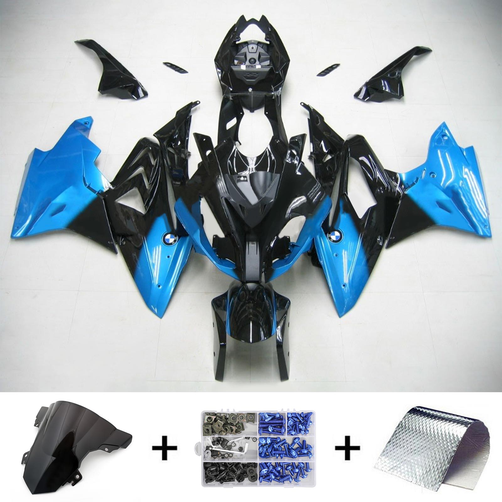 2017-2018 BMW S1000RR Kit de carenagem Bodywork Plastic ABS genérico