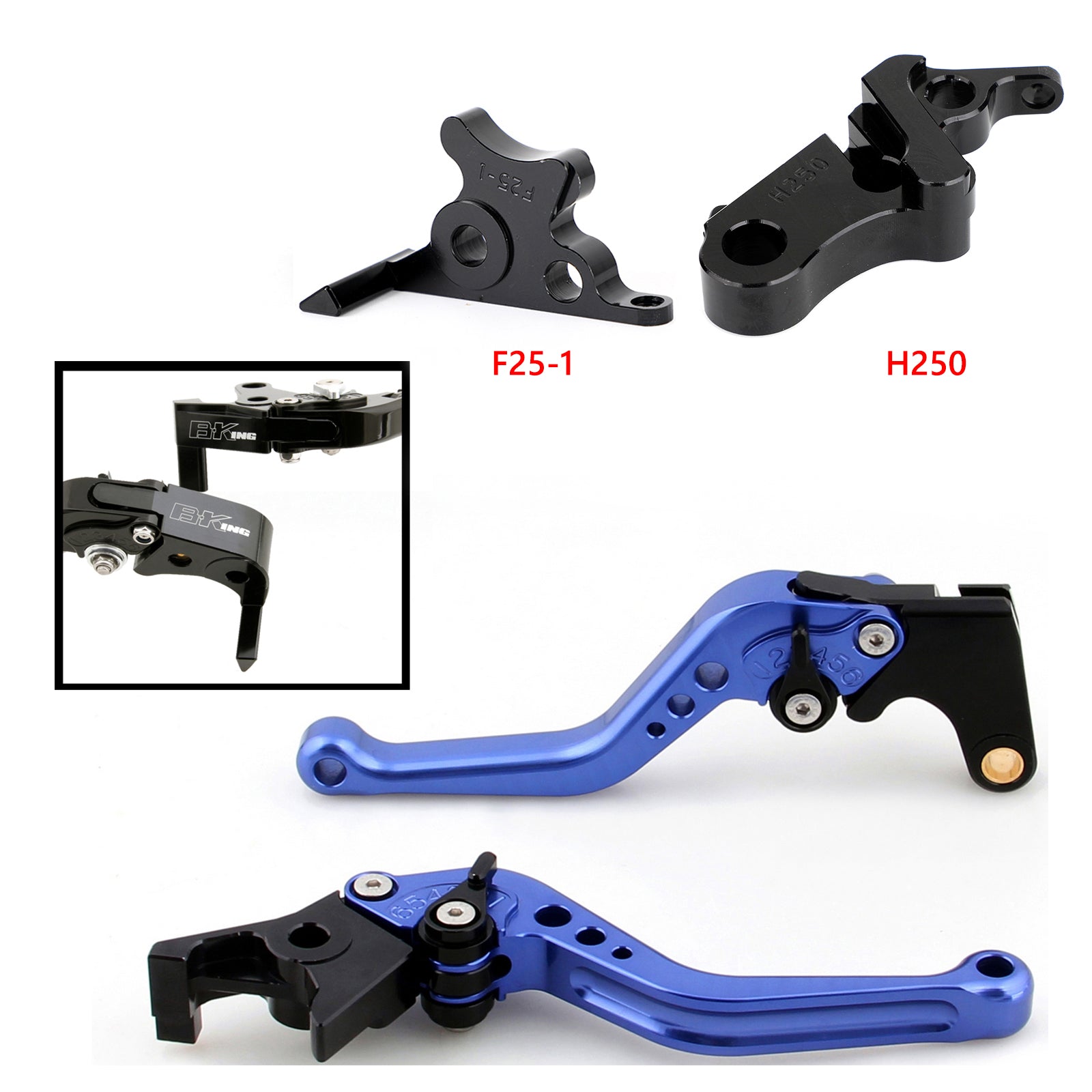 Short Clutch Brake Lever fit for Honda CBR500R/CB500F/X 19-21 CBR300R 19-21