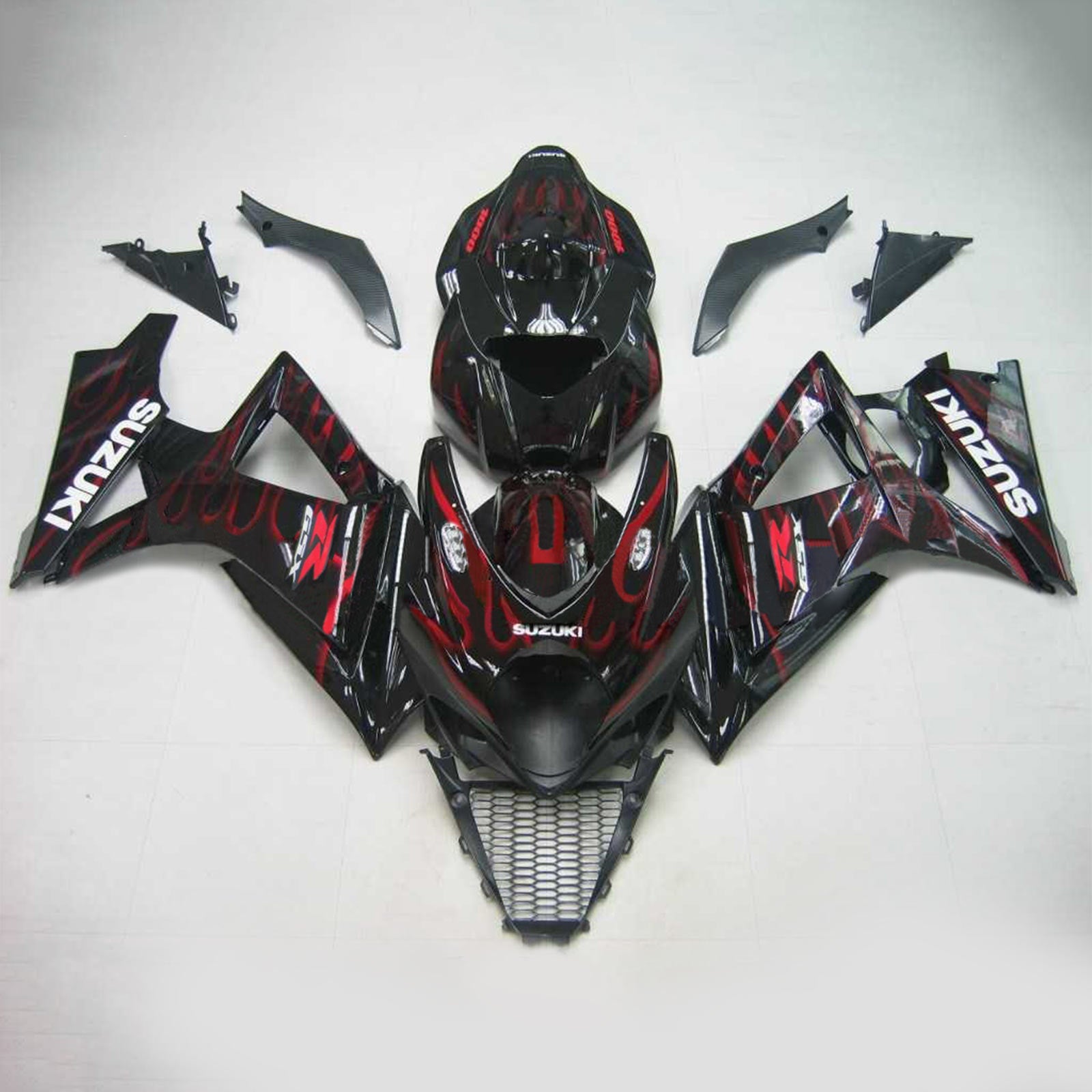 2007-2008 SUZUKI GSXR1000 K7 AMOTOPART INJEKTION FAIRING KIT BOODYWORK ABS #116