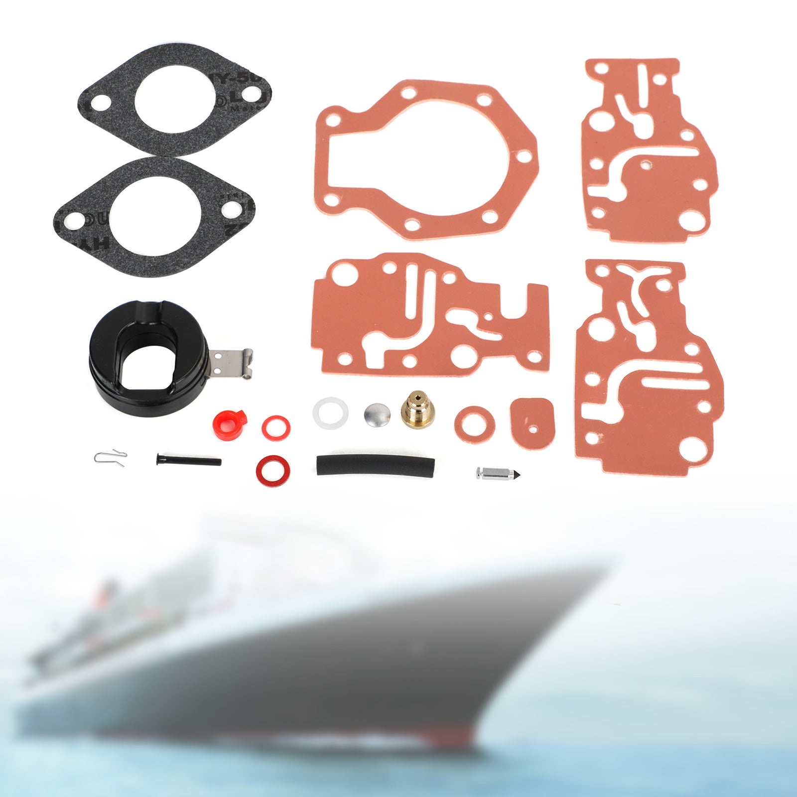 Forgasserkarbohydrater ombyggingssett Fit for Johnson/Evinrude 6 8 9,9 15 20 hk 0439073