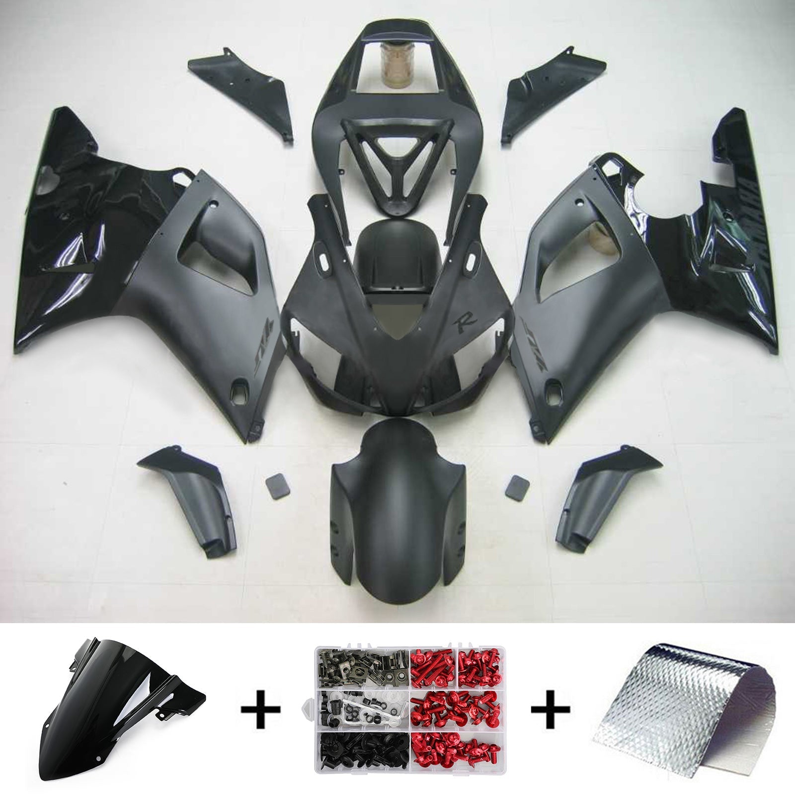 1998-1999 Yamaha yzf 1000 R1 Kit de carénage injection amotopart bodywork Plastic Abs # 105