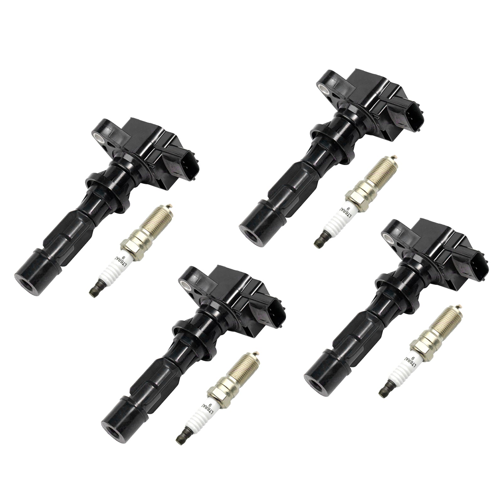 2006-2013 Mazda 3 L4 2,0L 4x Bobines d'allumage + bougies d'allumage UF540