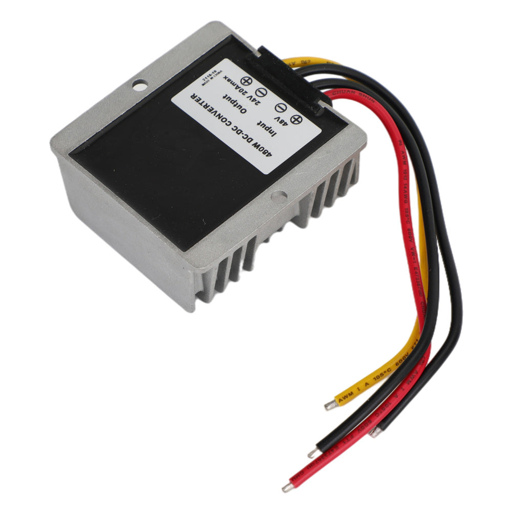Areyourshop Régulateur de convertisseur de puissance abaisseur DC/DC étanche 36 V/48 V à 24 V 20 A 480 W