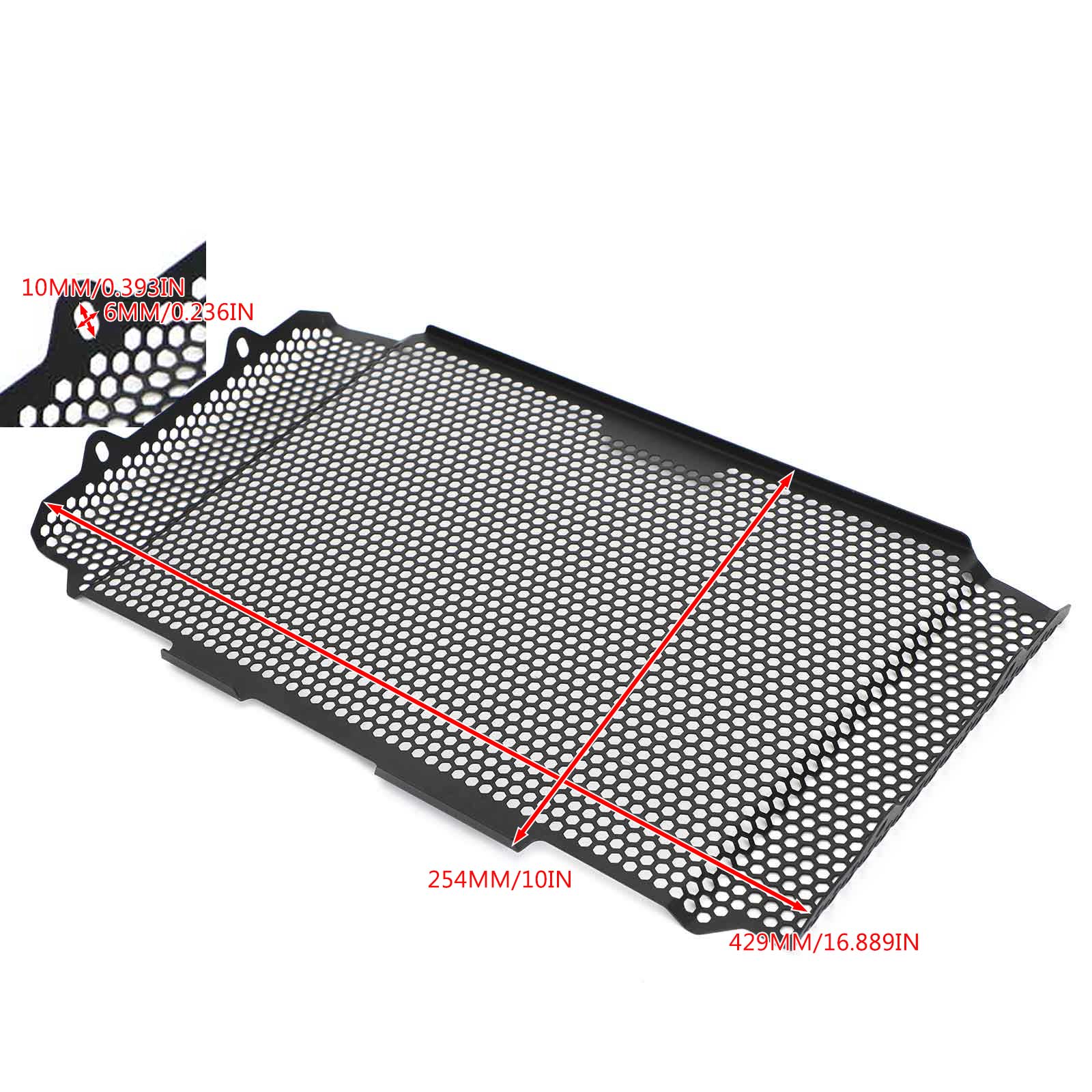 1PC Radiator Grill Cover Cover Protector Fit for Honda CB1000R 18-20 Silver