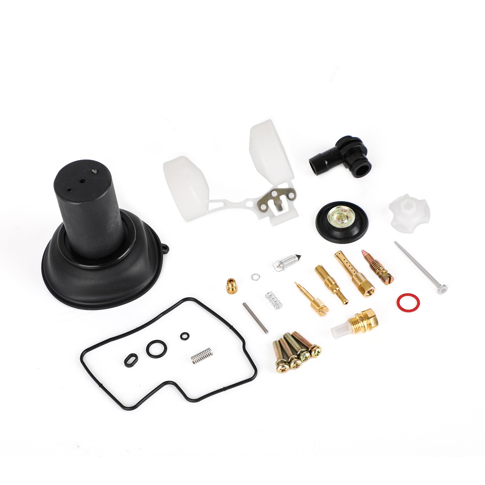 Forgasser, forgasserreparasjonssett med stempel & Flytemontering for Honda VLX400 Steed 400 Generisk