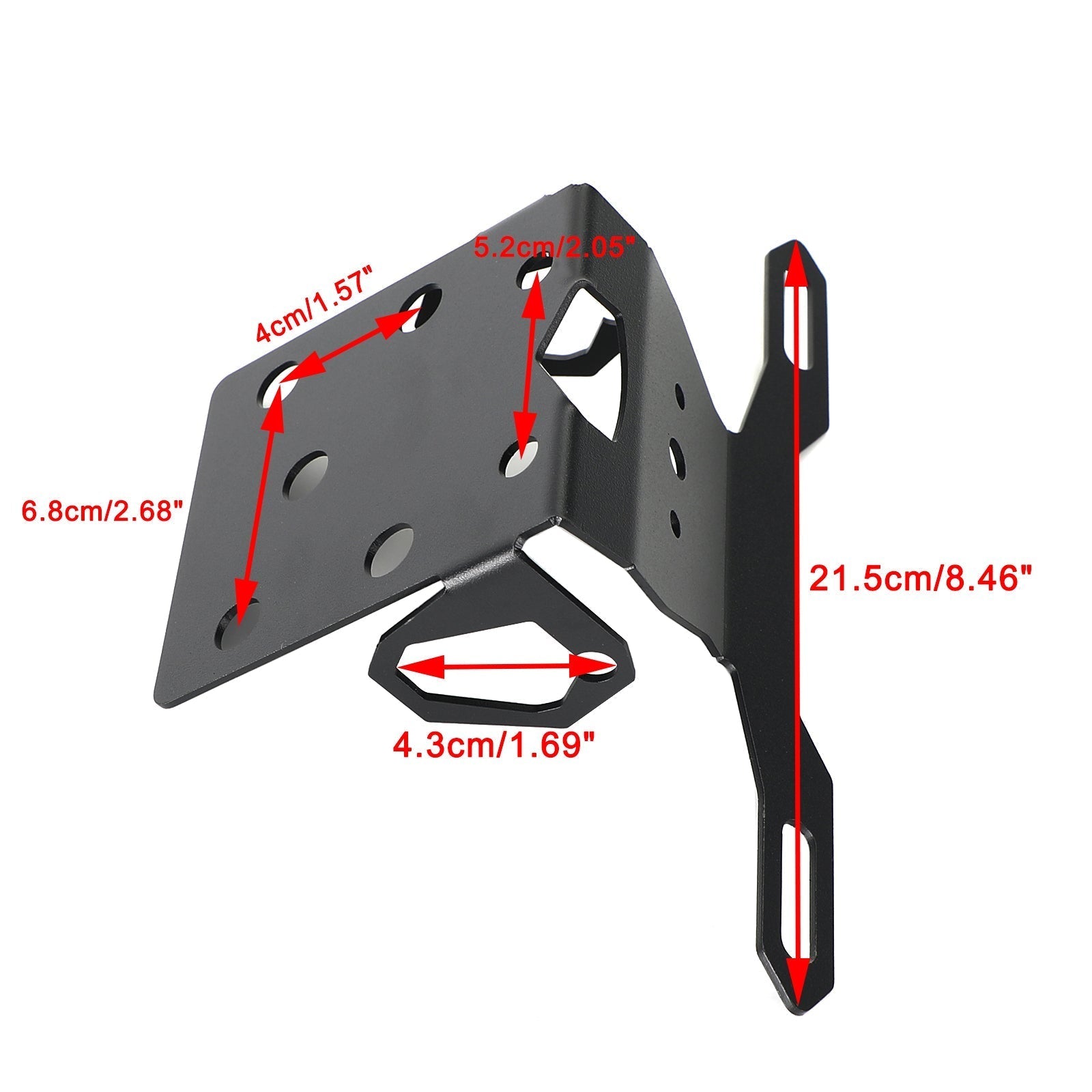 Support de cadre de support de plaque d'immatriculation adapté à Suzuki Gixxer SF250 2019 – 2020