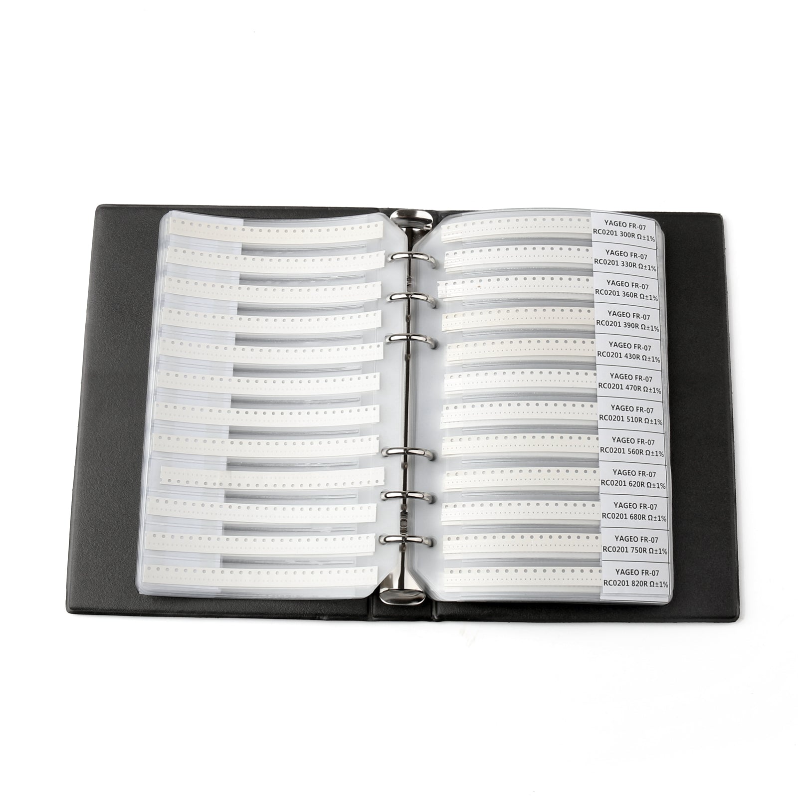 8500pcs 0201 1% SMD CHIP SMT Resistor 170 Valores Amostra Book Yageo DIY Kits