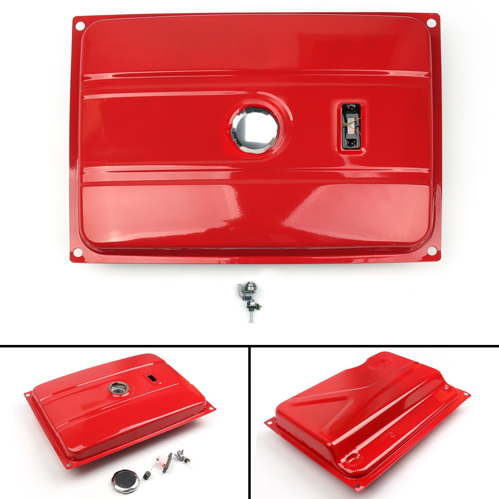 Générateur de réservoirs de carburant à gaz secondaire universel 7 gallons Petcock Gauge Cap