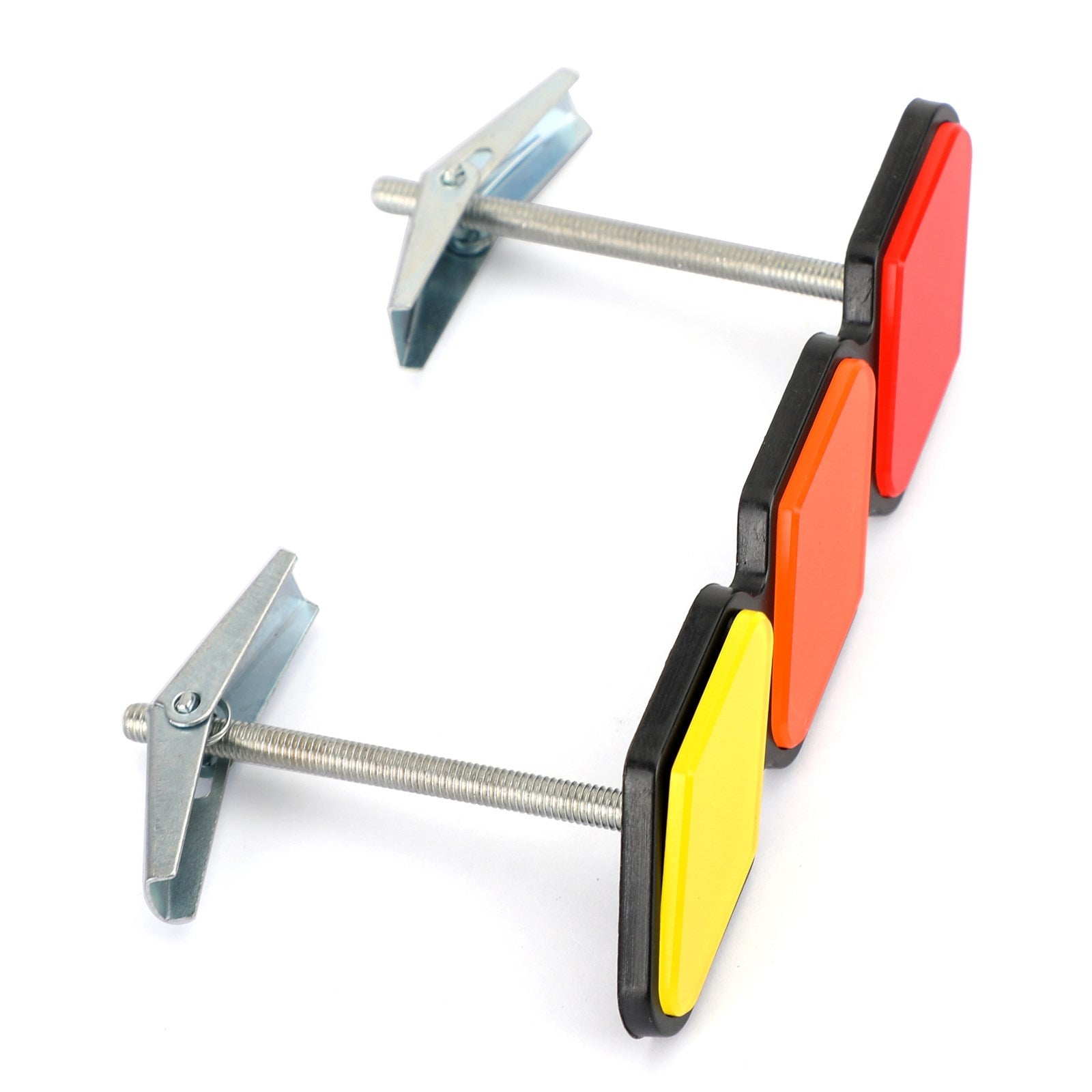 Tri-Color 3 Grille Badge Emblem för Toyota Tacoma 4Runner Tundra Rav4 Highlander Generic