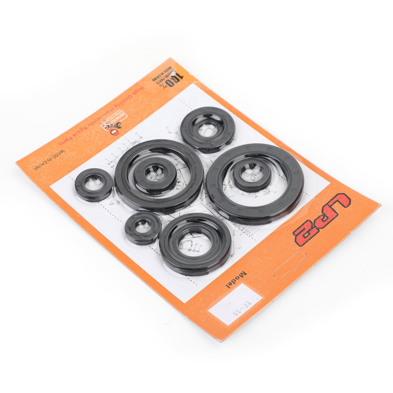 10st-motoroljetätningssats för Honda CRF450R CRF 450 2002-2006 2005 2004 2003 Generic