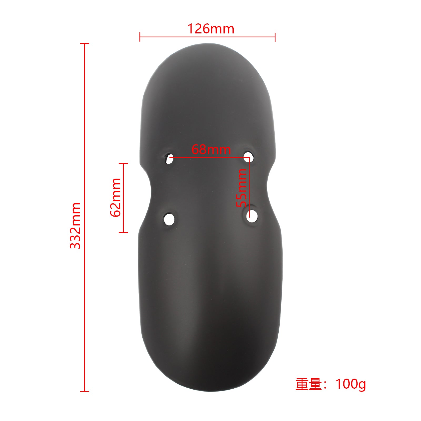 2001-2016 Bonneville T100 Scrambler Thruxton voorspatbordspatbord