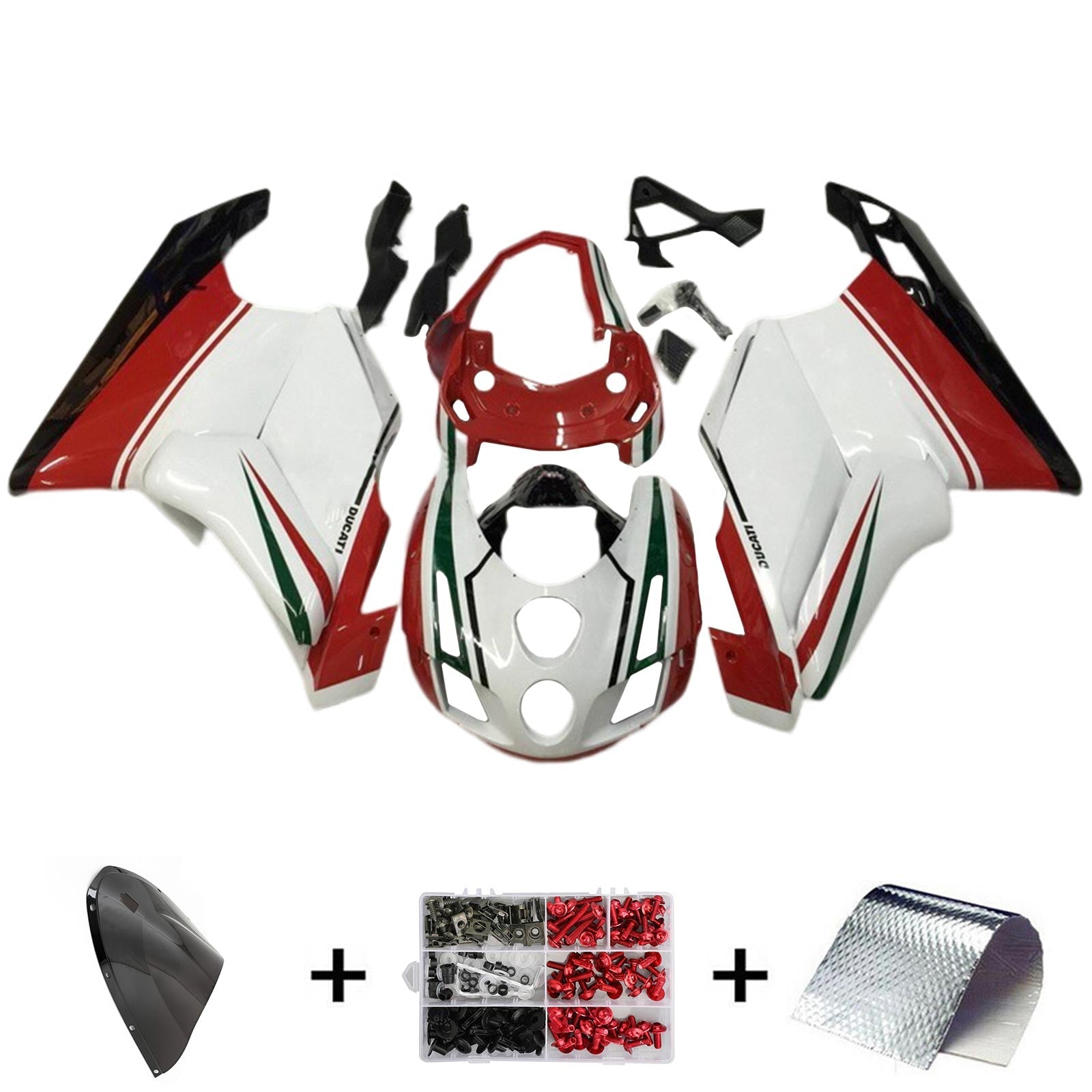 2003-2004 Ducati 999 749 Kit Carénage Carrosserie ABS