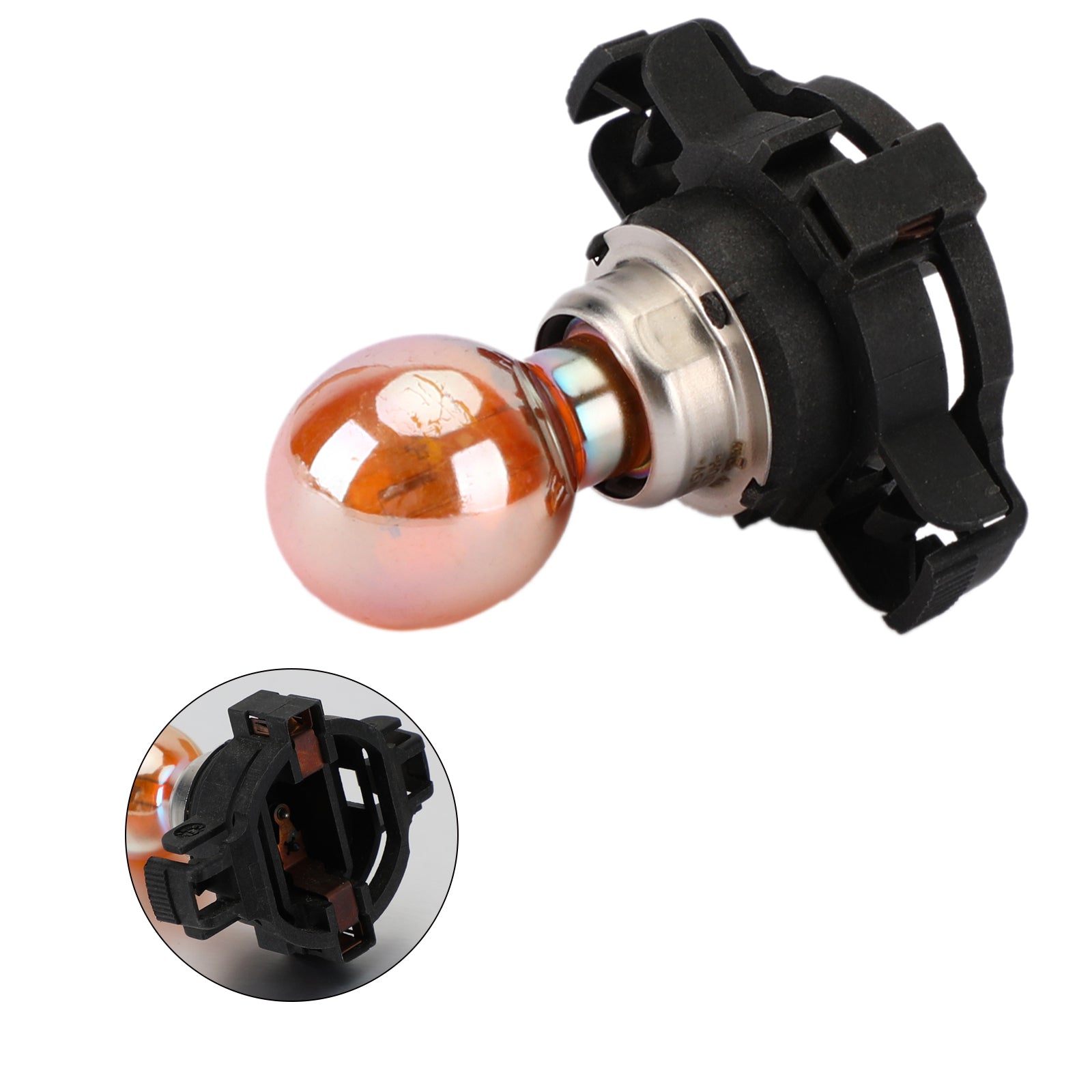 Pre Philips Standard PY24W 12190SV 24W Amber žiarovka Turb Turb Signál denné svetlo Generic