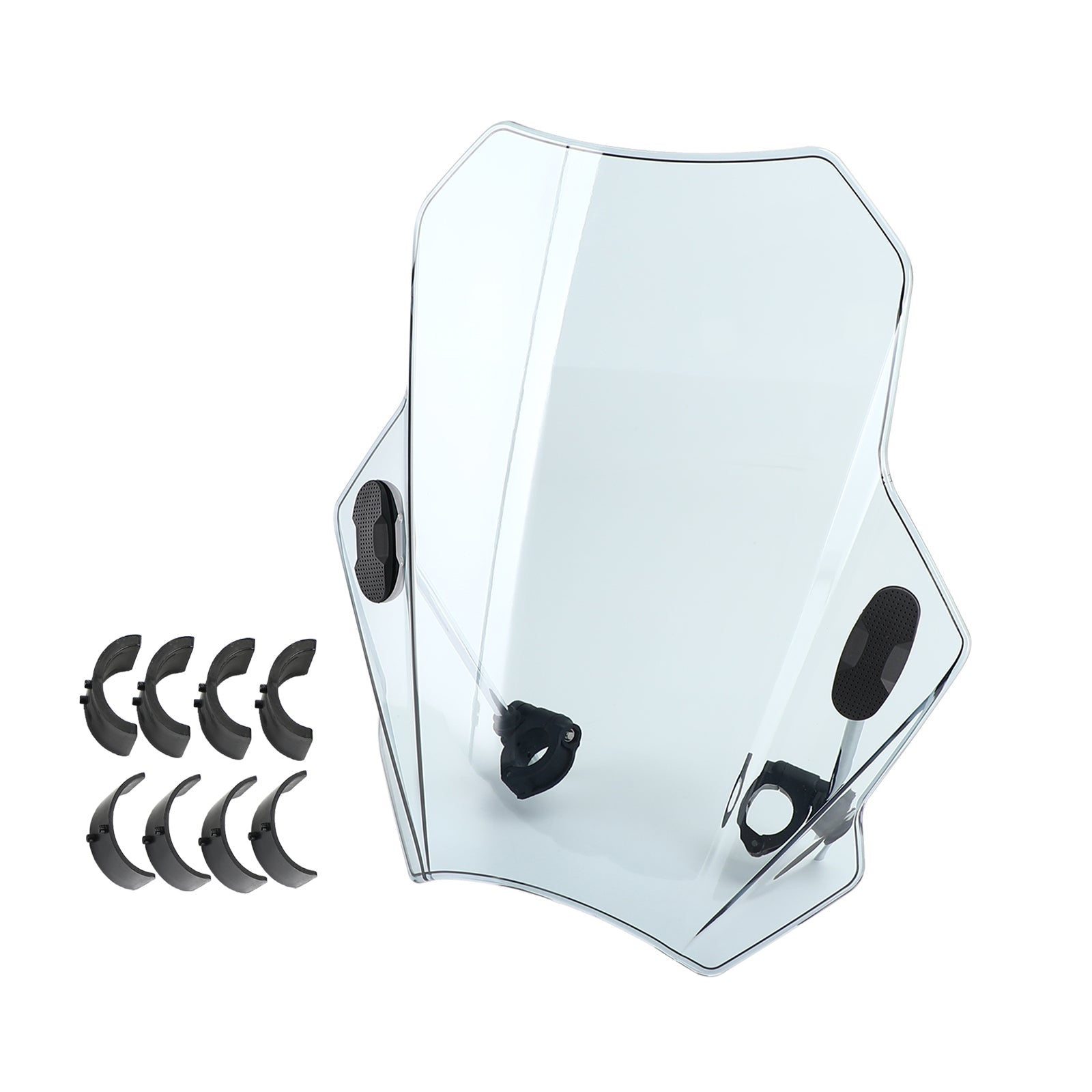 Parabrisas Universal para motocicleta, parabrisas ajustable, manillar de 22MM, 25MM y 28MM