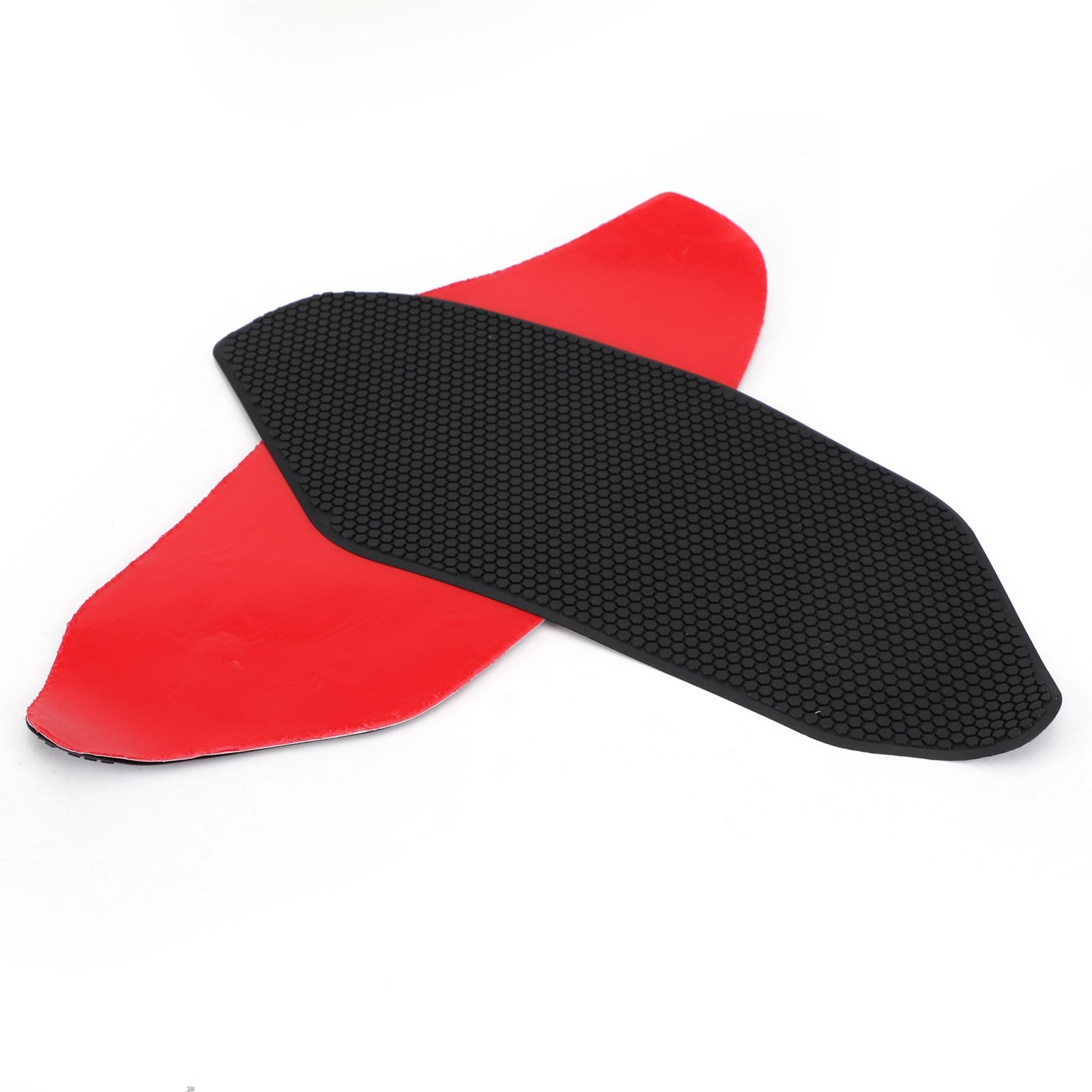 2x sido-tankplattor för bränsletank för Aprilia RSV4 16-20 gjord av gummi generisk