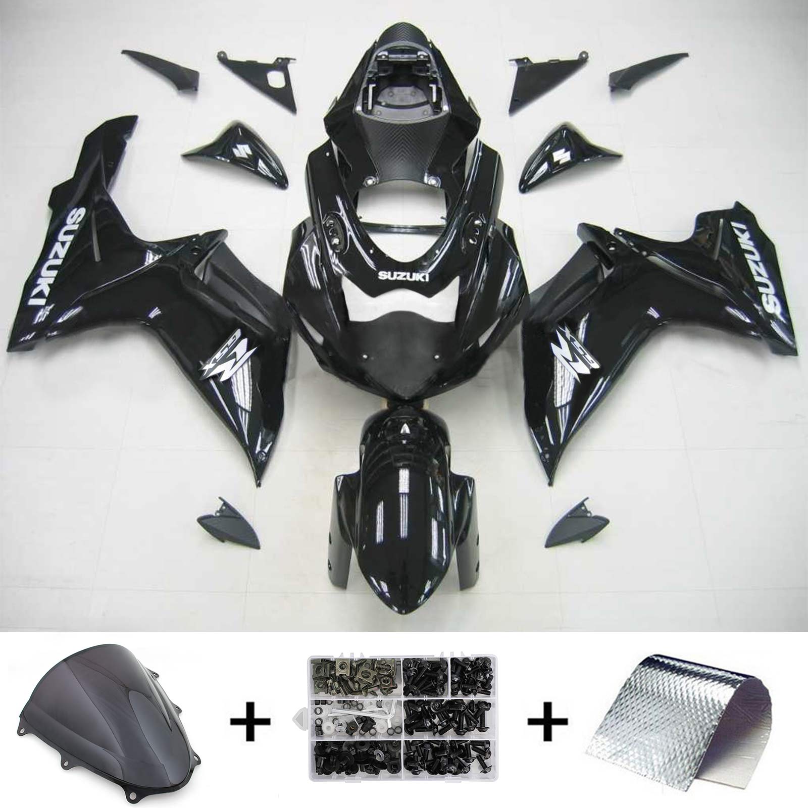2011-2024 Suzuki GSXR 600/750 K11 Kit de carénage injection Amotopart Bodywork Plastic Abs # 101