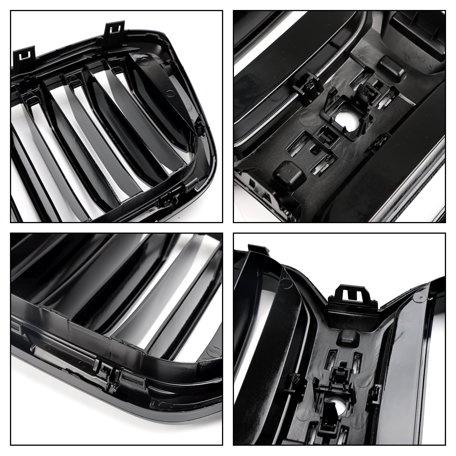 2022 2023 BMW X3 X4 G01 G02 Glanzend zwart niergrillrooster