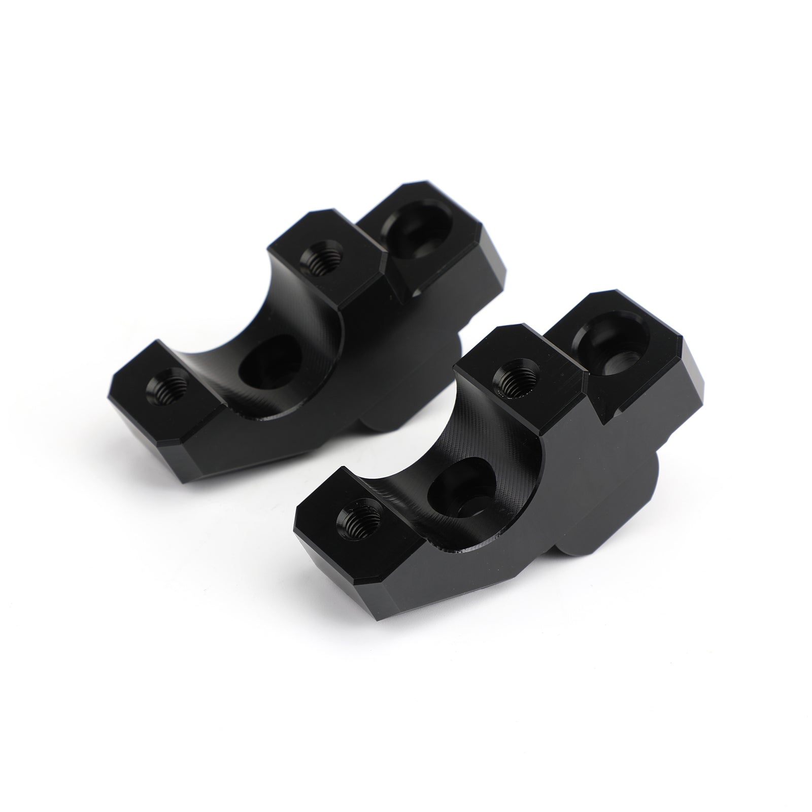 ÉLÉVATEURS DE BARRE DE GUIDON NOIR BARBACK POUR YAMAHA MT09 TRACER 900 GT FJ09 2015-2019