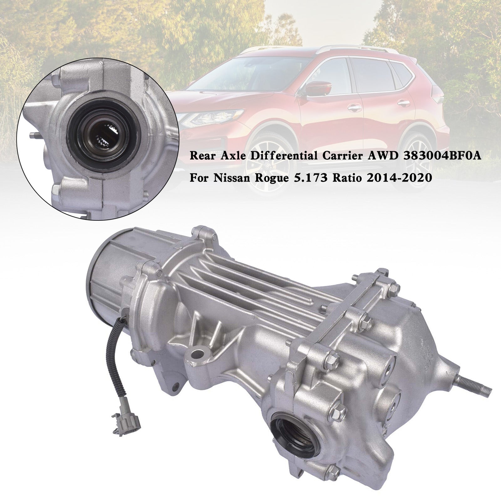 Nissan Qashqai Rogue Sport 2017-2021
Portador del diferencial del eje trasero AWD 383004BF0A 240277FV0A