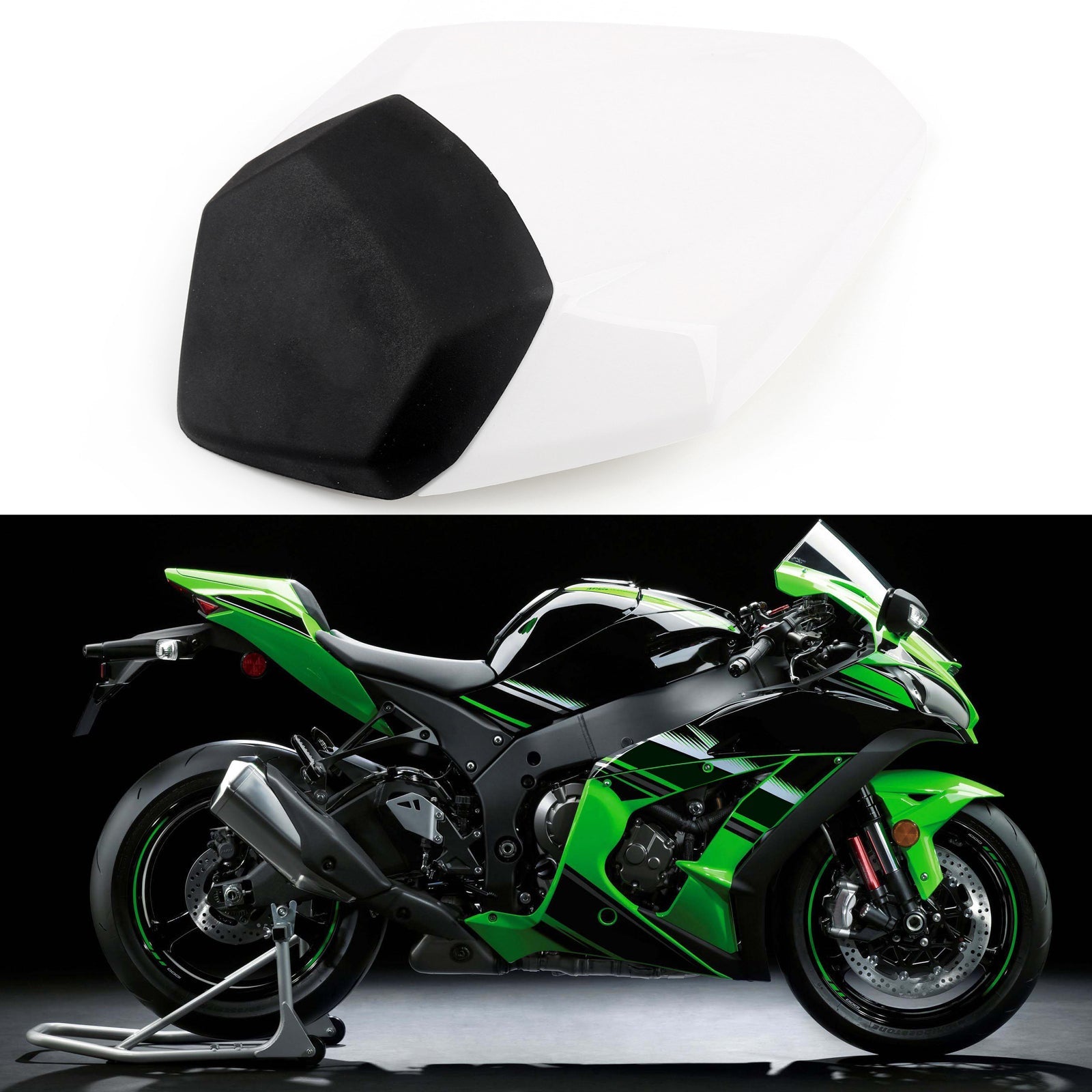 Baksätet omslag för Kawasaki Ninja ZX10R (2016) 7 Färggenerisk