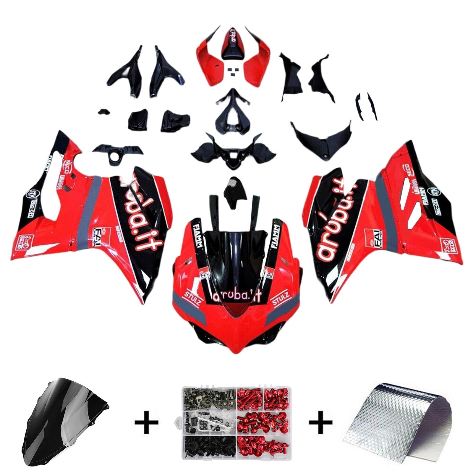 2015-2020 Ducati 1299 959 Kit Carénage Carrosserie Plastique ABS