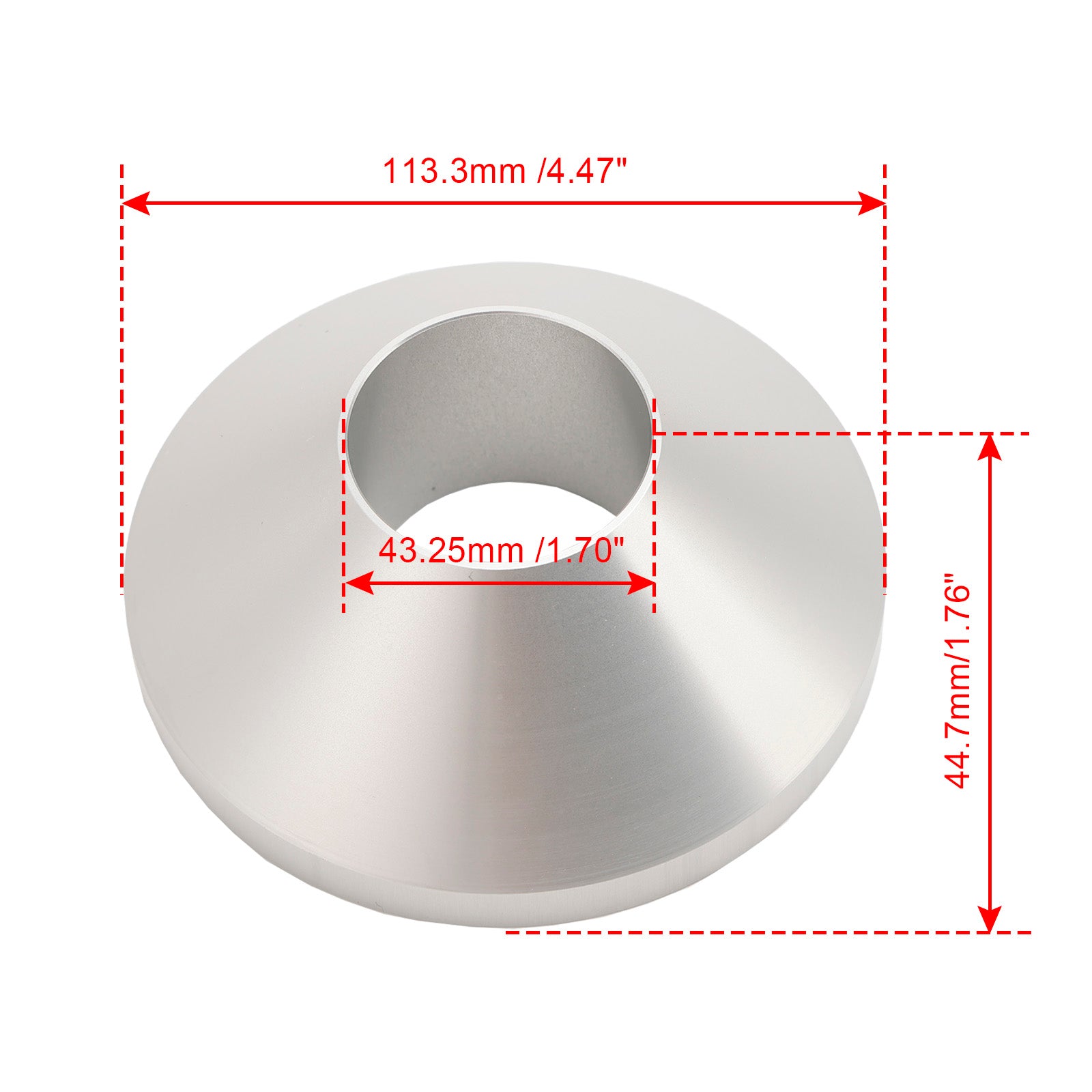 Cône de centrage pour démonte-pneus manuel de grande taille 1.67" Diamètre du poteau central de voiture