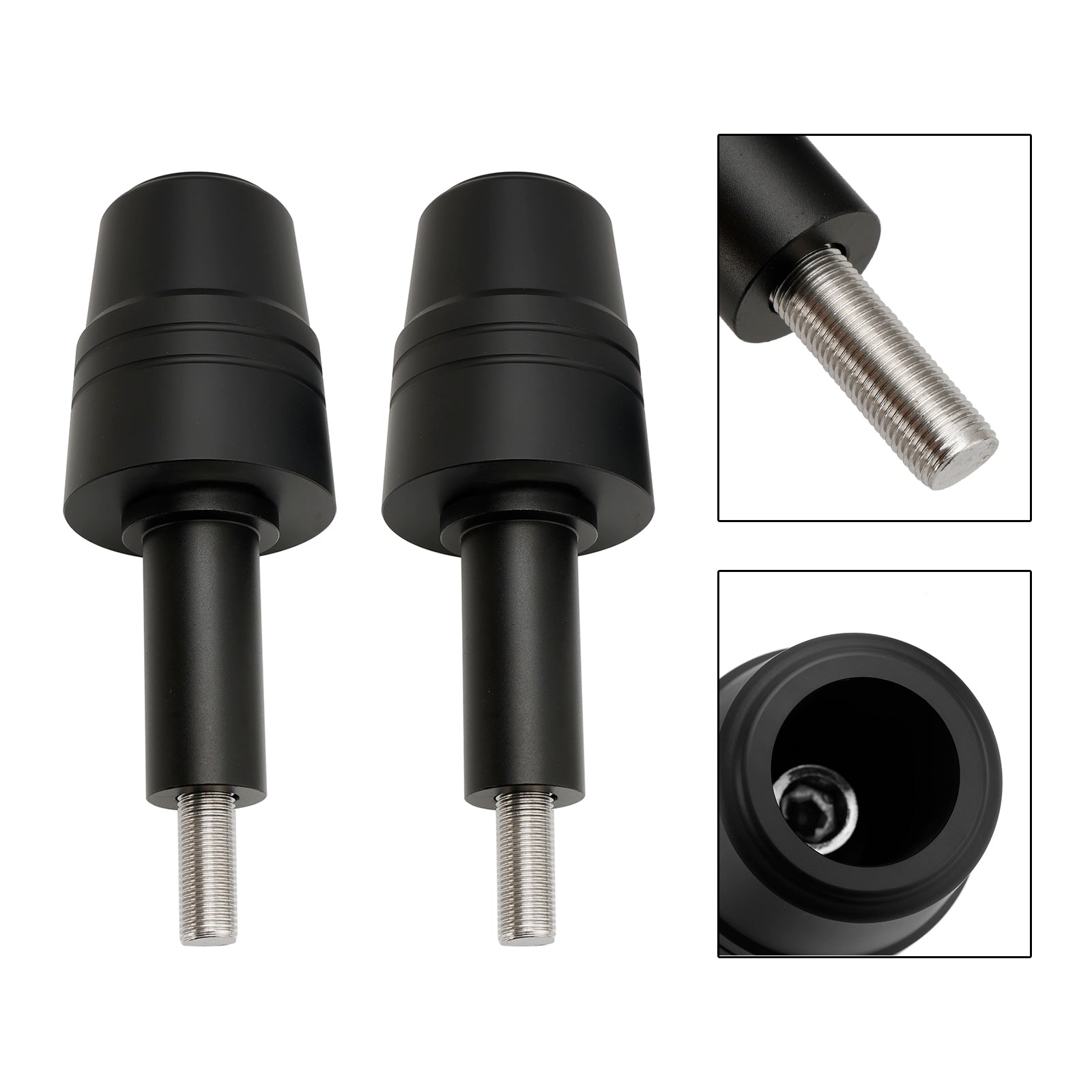 Yamaha MT-07 FZ-07 Tracer 2014-2023 Proteção ao controle deslizante do quadro do quadro de alumínio preto preto