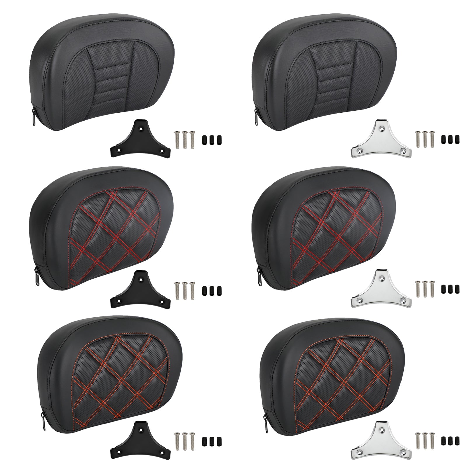 CVO Street Glide Flhxse 2015-2021 Driver Rider Sissy Bar säte ryggstopp