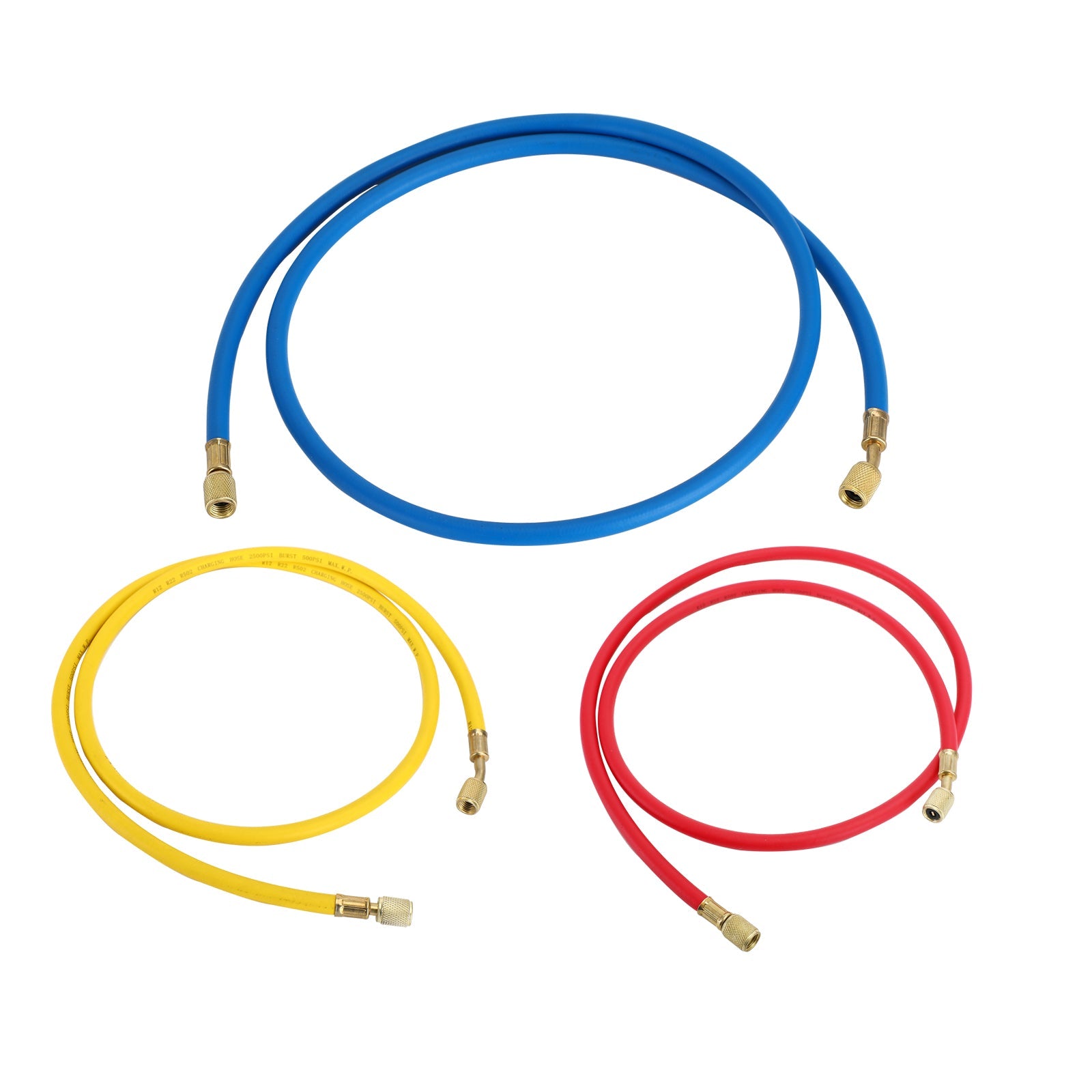 1/4" SAE 60" 5' Hadice na nabíjanie klimatizácie, rúrka na chladivo R134A, klimatizácia