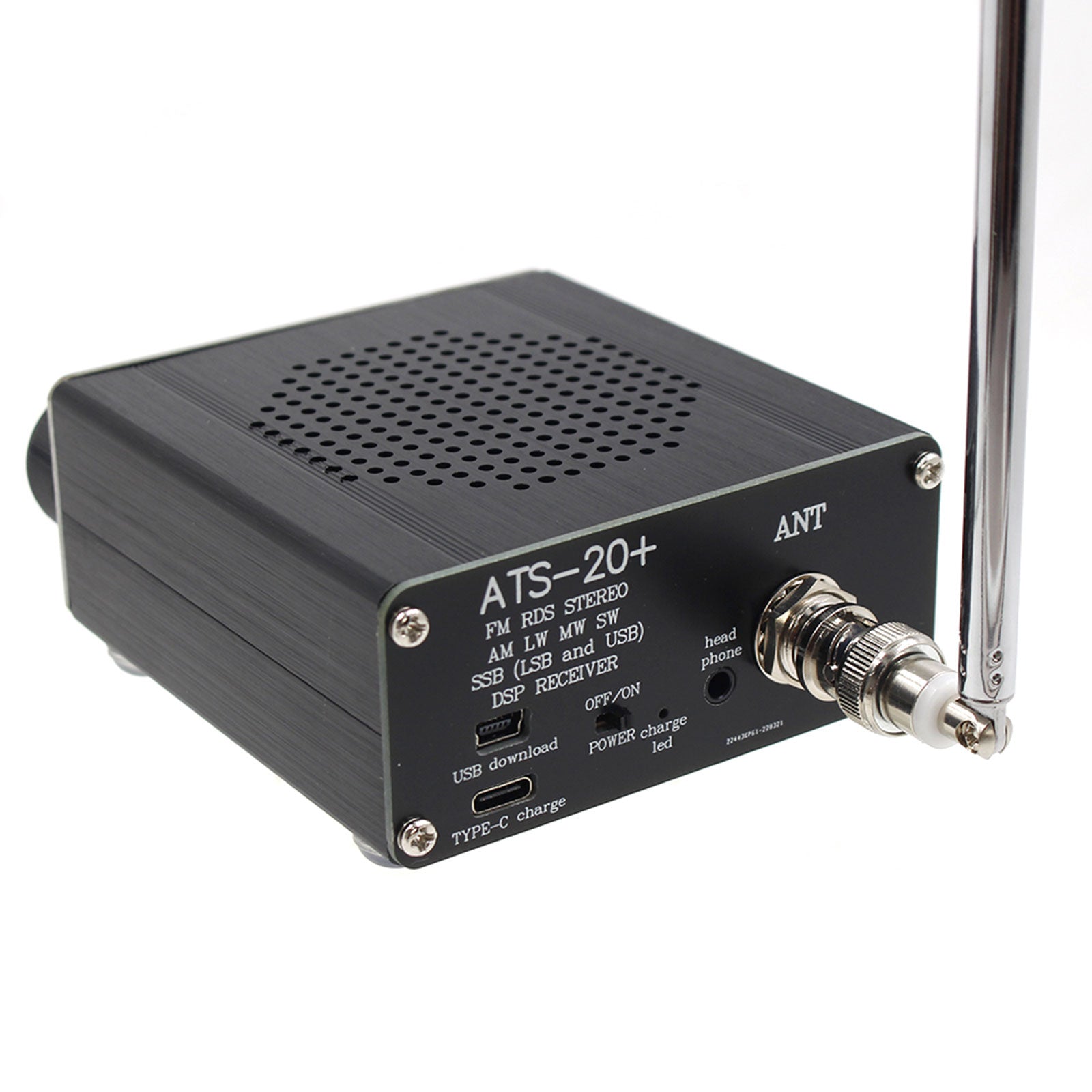 Nieuwe ATS-20+ Si4732 All Band DSP-radio-ontvanger FM LW MW SW met 2.4" Aanraakscherm