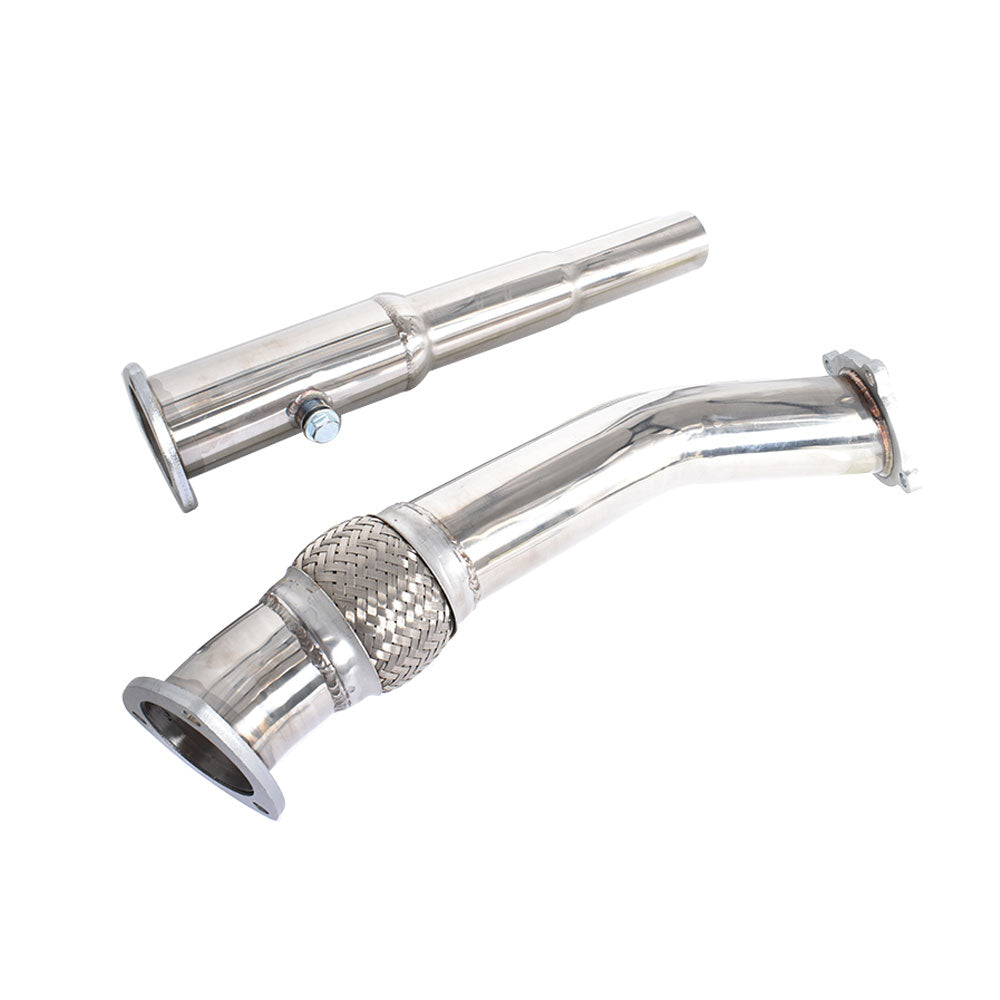 2003-2004 Volkswagen Jetta GL Berline Wagon 4 portes 1,8 L I4. 3" Tuyau d'échappement turbo