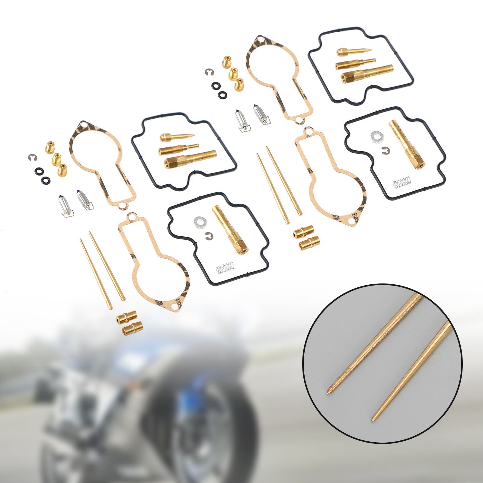 Rechts & Carburateur reparatieset voor de linkerzijde, geschikt voor Honda XL600R 1983-1987 Algemeen