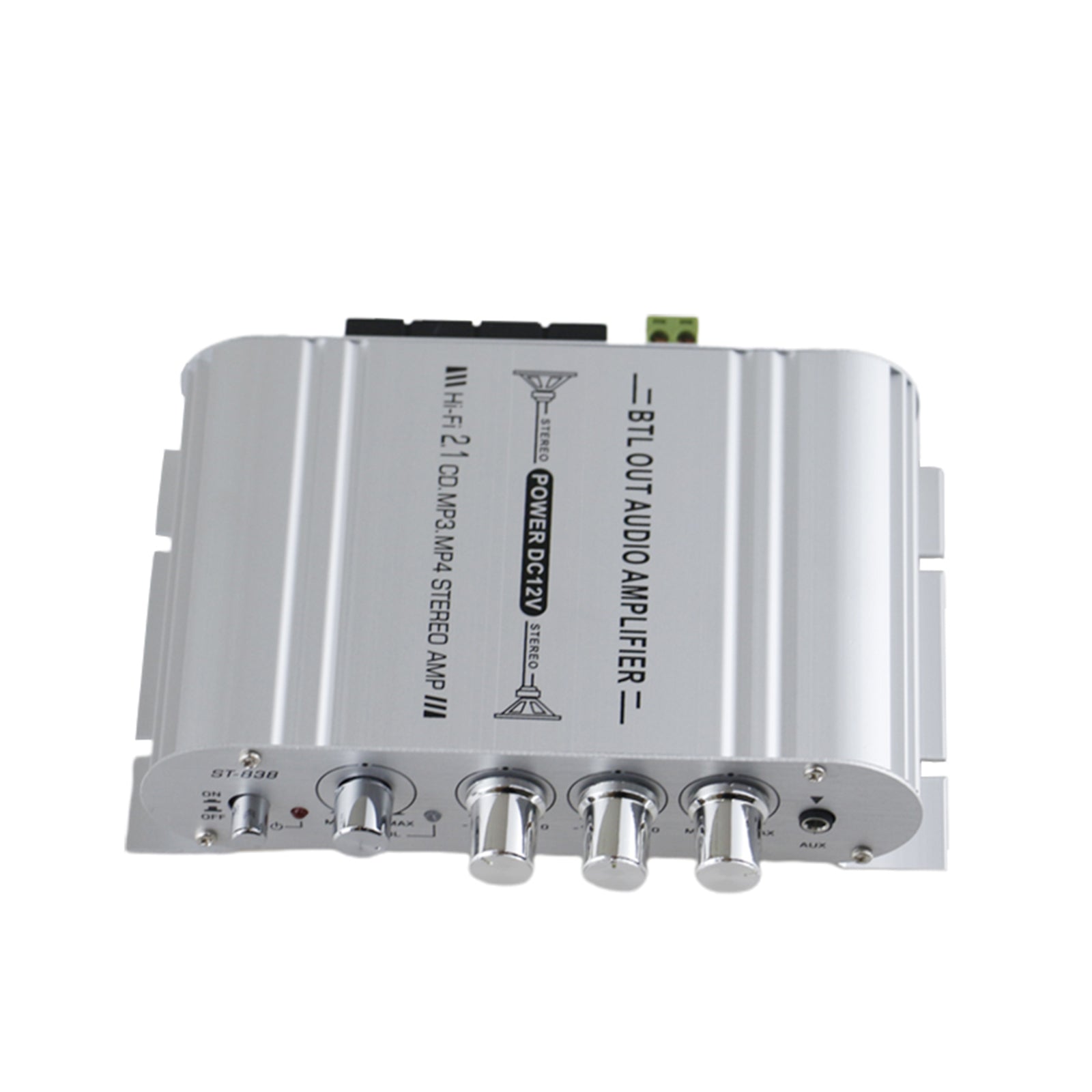 12V 2.1 Kanalen 400 WATT Auto Audio Stereo Versterker MP3 Radio Booster HiFi