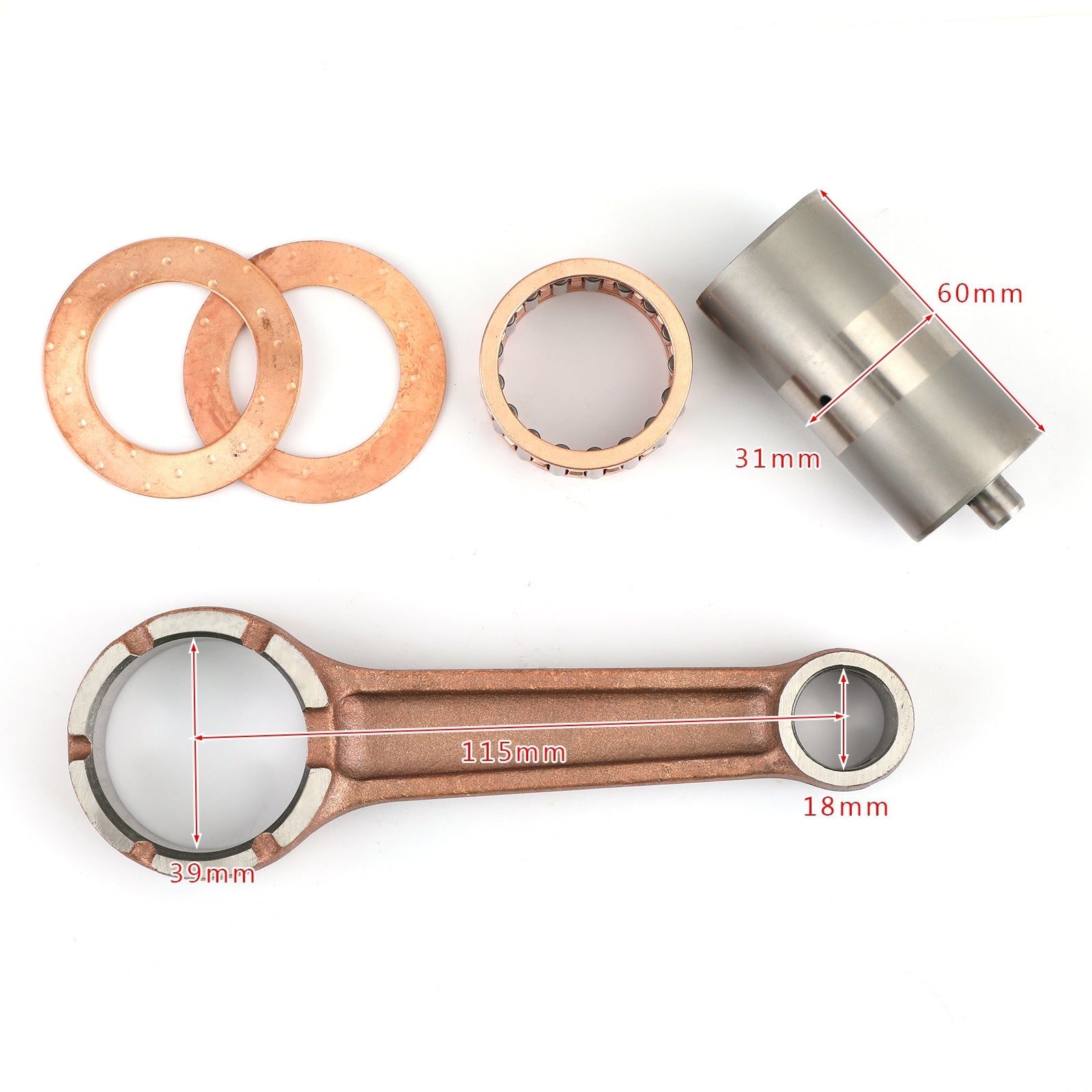 Motor veivkoblingssett for Suzuki 12161-38201 GN DR TU GZ SP LT 250 EF Generic