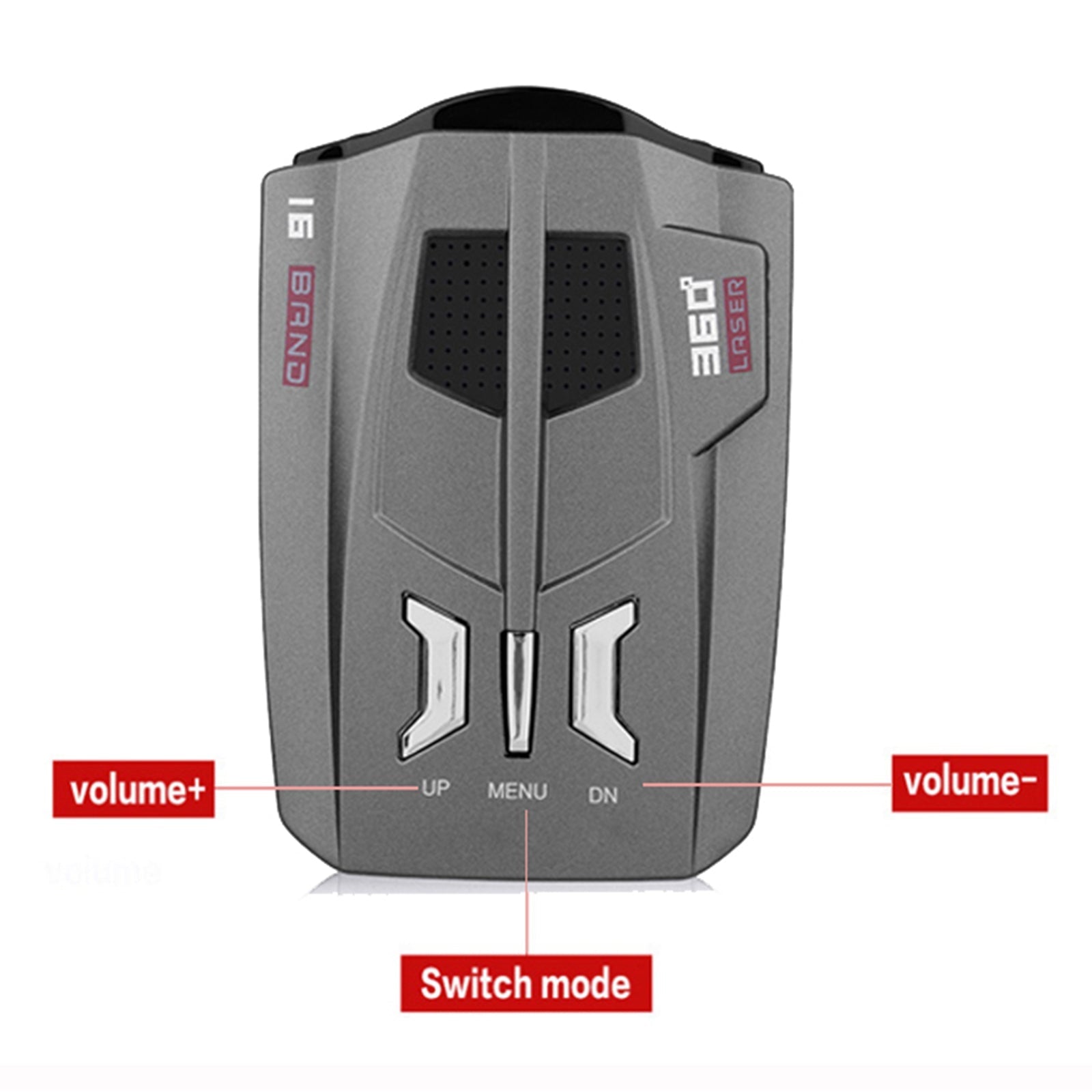 V9 Perro electrónico Detector de radar para coche Radar móvil Medición de velocidad Perro electrónico