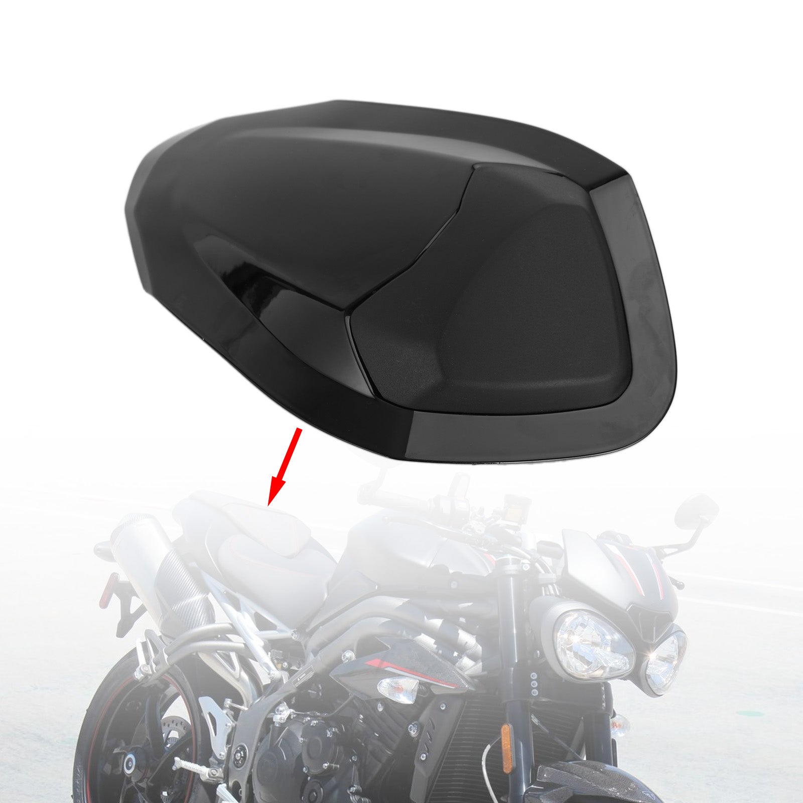 2017-2019 Street Triple Rs 765 Bakre svansstol Fairing Cowl Cover Generic