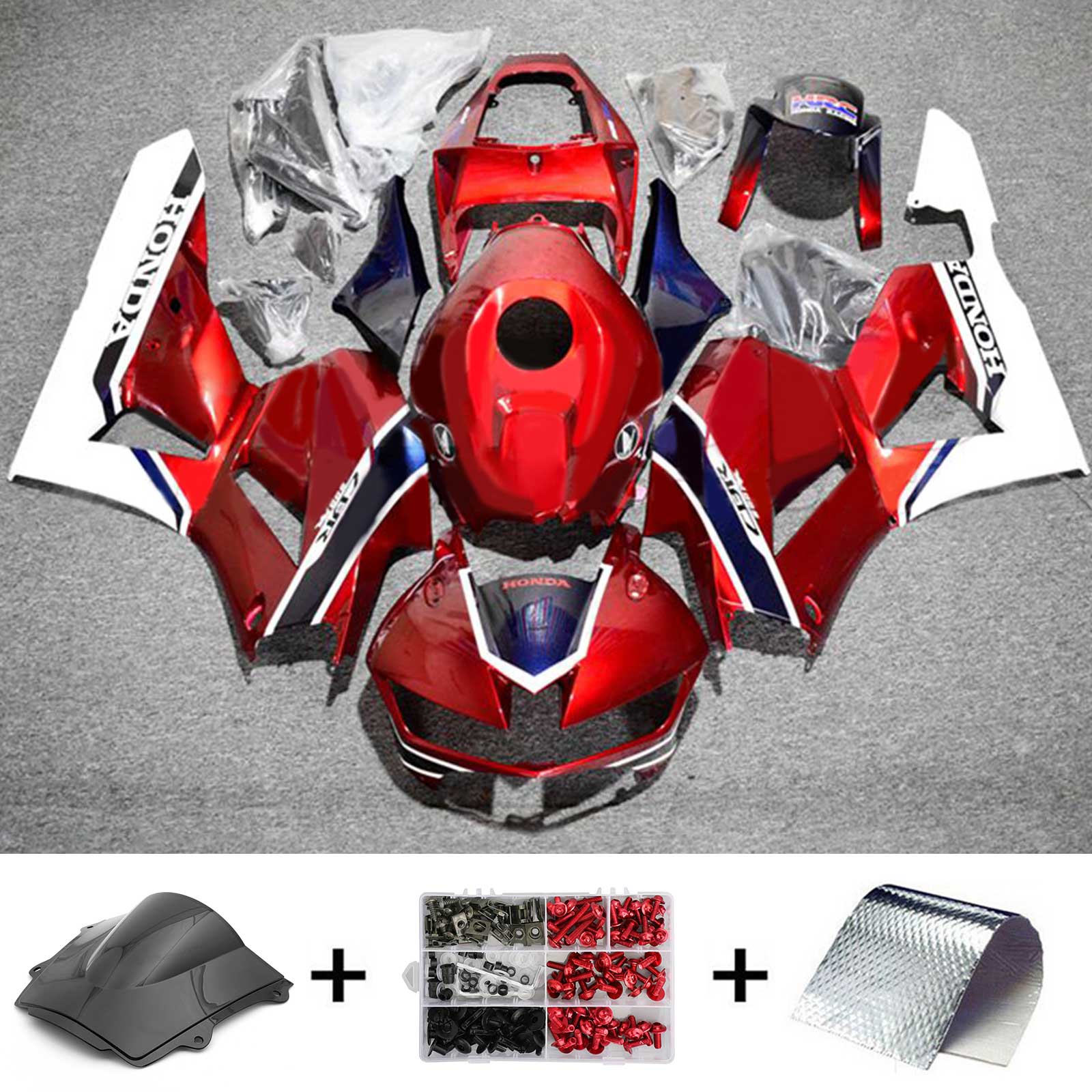 2013-2020 Honda CBR600RR F5 Kit de camence d'injection Bodywork Plastic Abs # 154