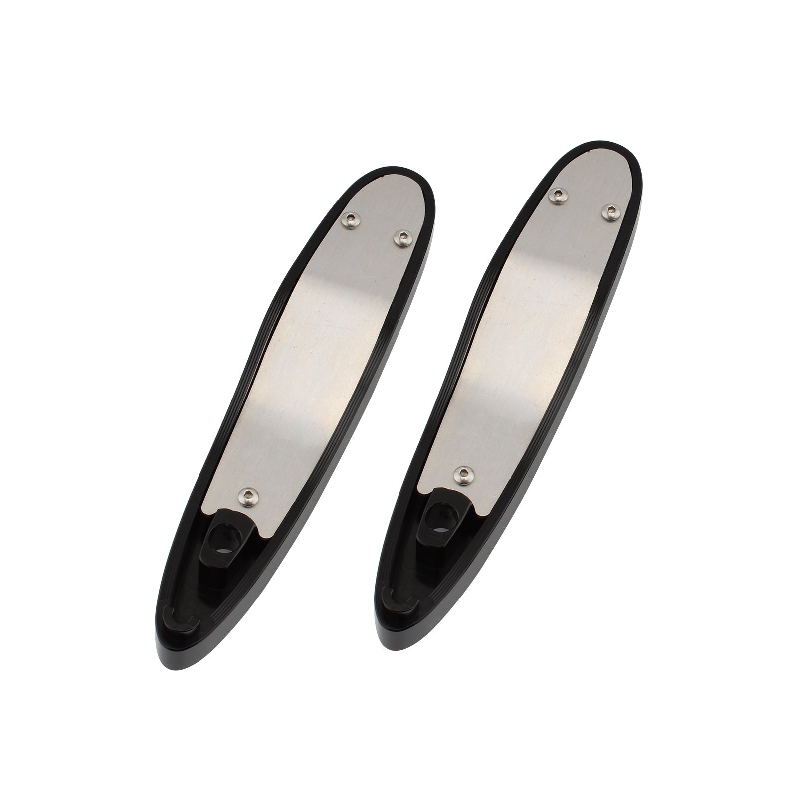 Kit de reubicación de placa de matrícula de soporte de extensión de señal de giro apto para Softail 00-20 negro