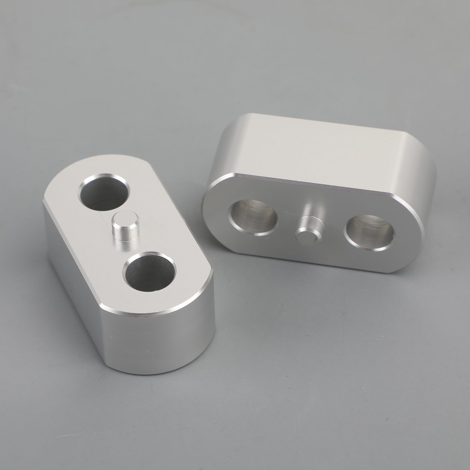 2011-2020 Triumph Tiger 800 XC/XCA/XCX/XR/XRT/XRX Silver styrestang Risers 20mm Rise Generic