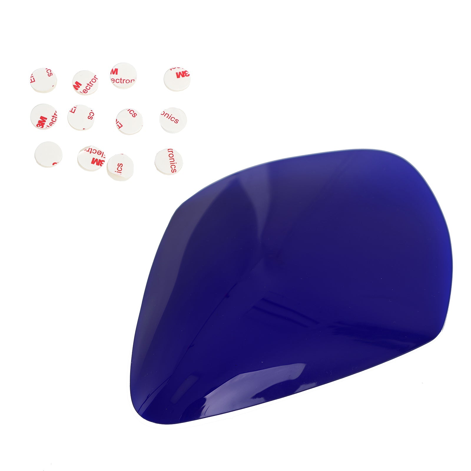 Protector de lente de faro delantero para Suzuki Gsxr1000 Gsxr 1000 07-08 azul genérico