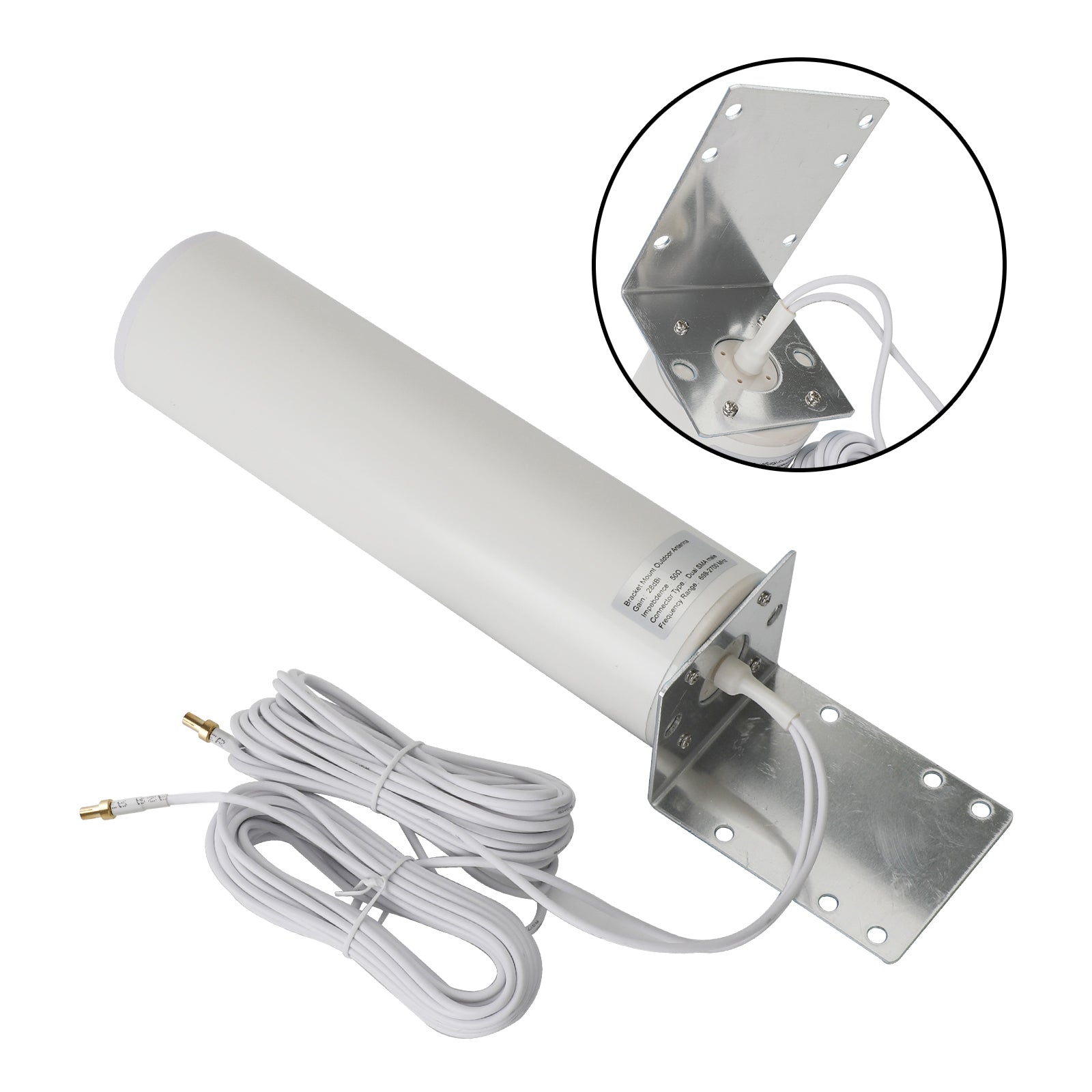 Antena externa 28DBi 3G 4G SMA/TS-9 para enrutador celular LTE MOFI 4500