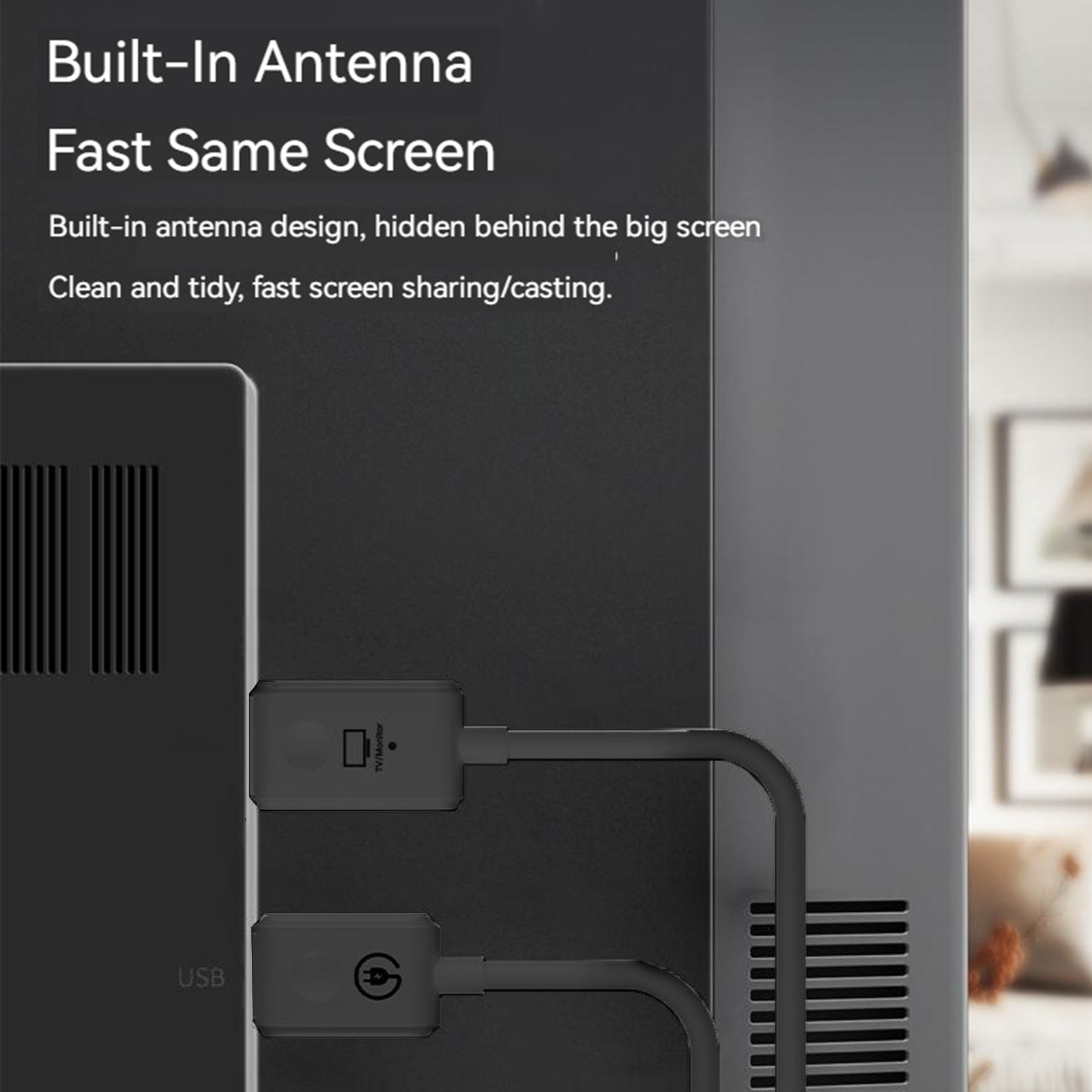 Récepteur d'émetteur vidéo d'extenseur HDMI Type-C 50m 50m pour le téléphone PC à la télévision