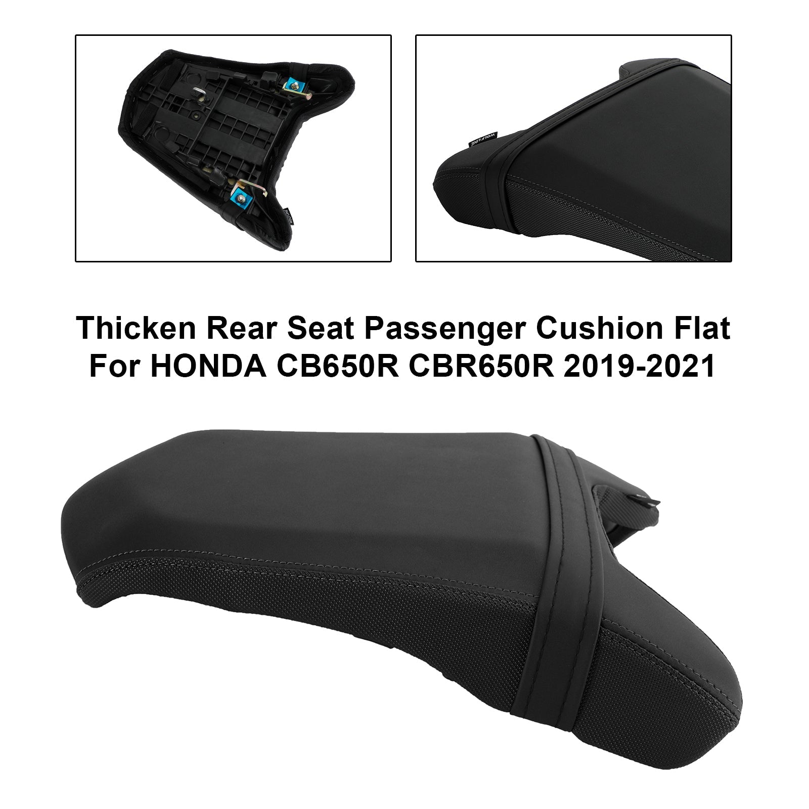 2019-2023 Honda CB650R CBR650R Svans baksäte Passagerarkudde platt